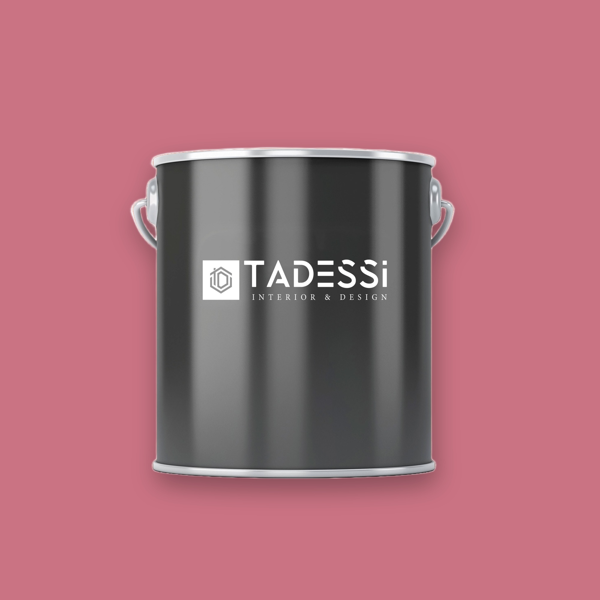 TADESSI Wall Select - Pittura murale rosa - Rosa ghiaccio - Pittura per interni di alta qualità - Colore intenso