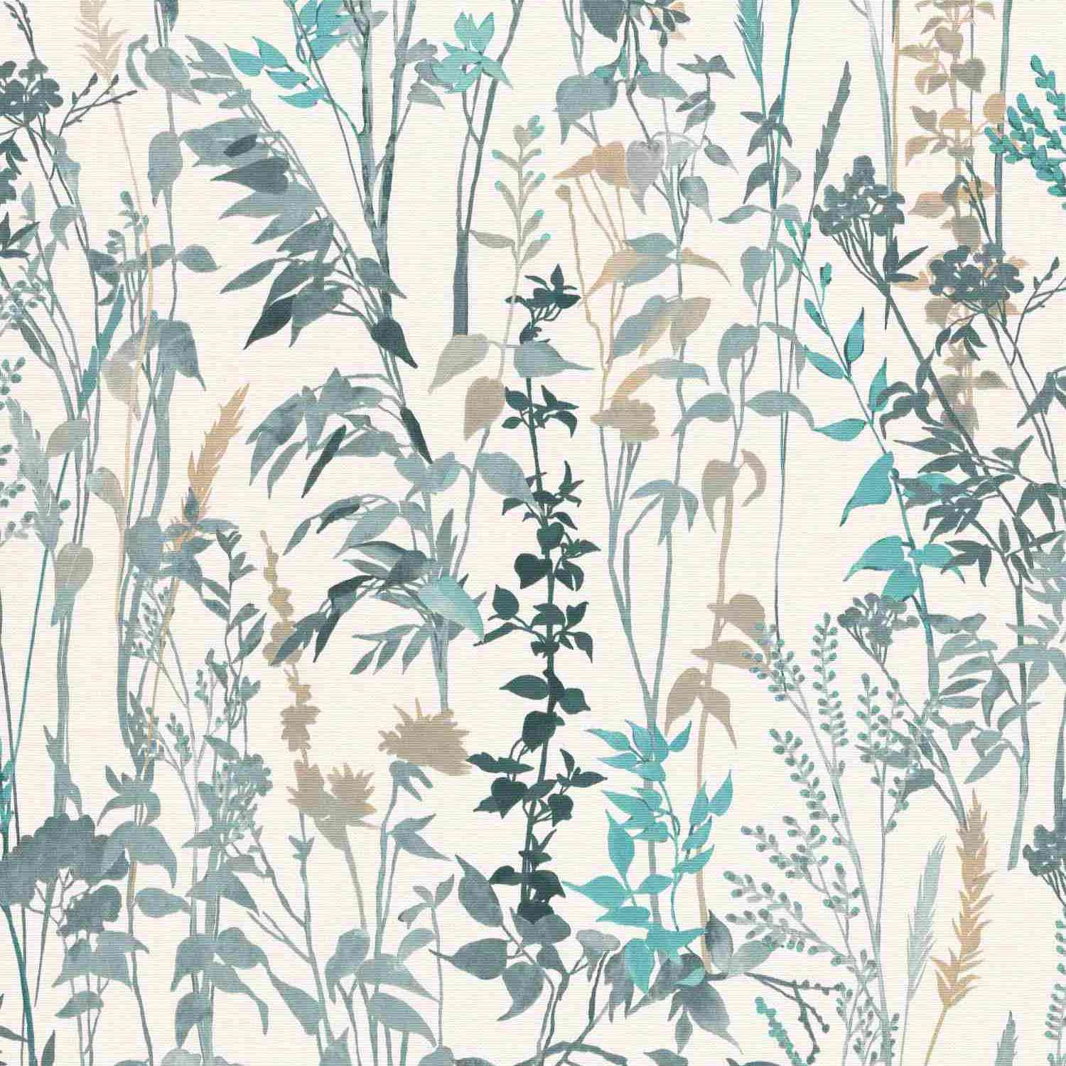 Carta da parati in tessuto non tessuto 10258-18 fiori floreali 0,53 x 10,05 m Casual Chic Erismann