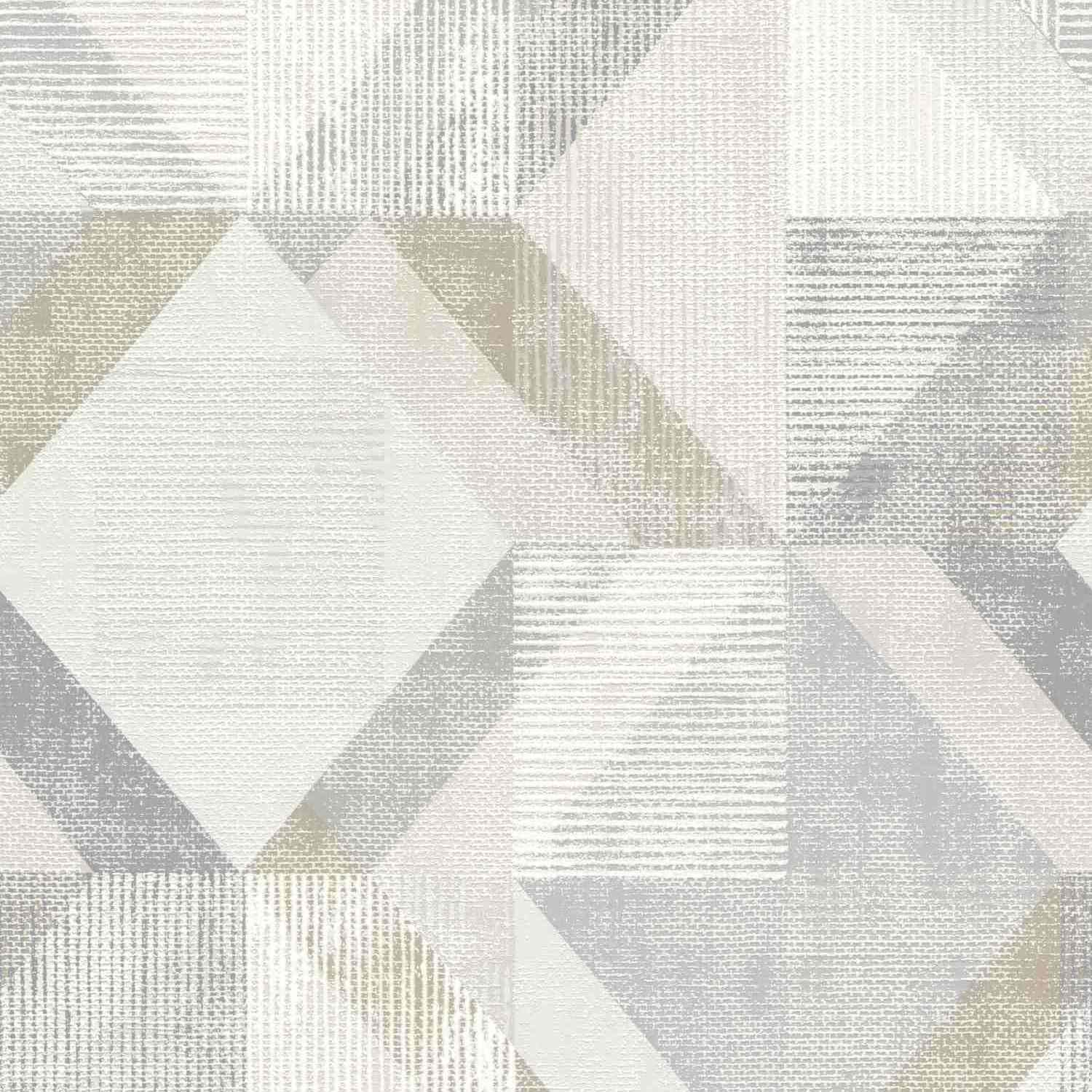 Rasch Color Your Life 311921 Carta da parati in tessuto non tessuto Geometrico 0,53 x 10,05 m Grigio
