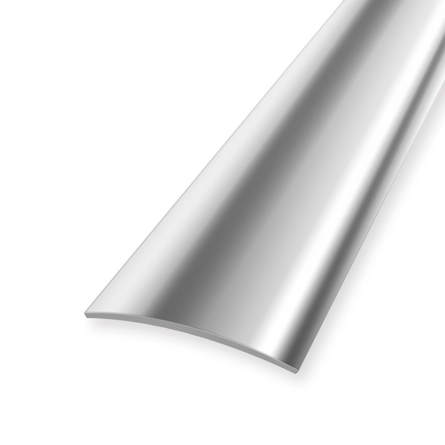 Profilo di transizione 3 x 30 mm in acciaio inox liscio, varie lunghezze Küberit