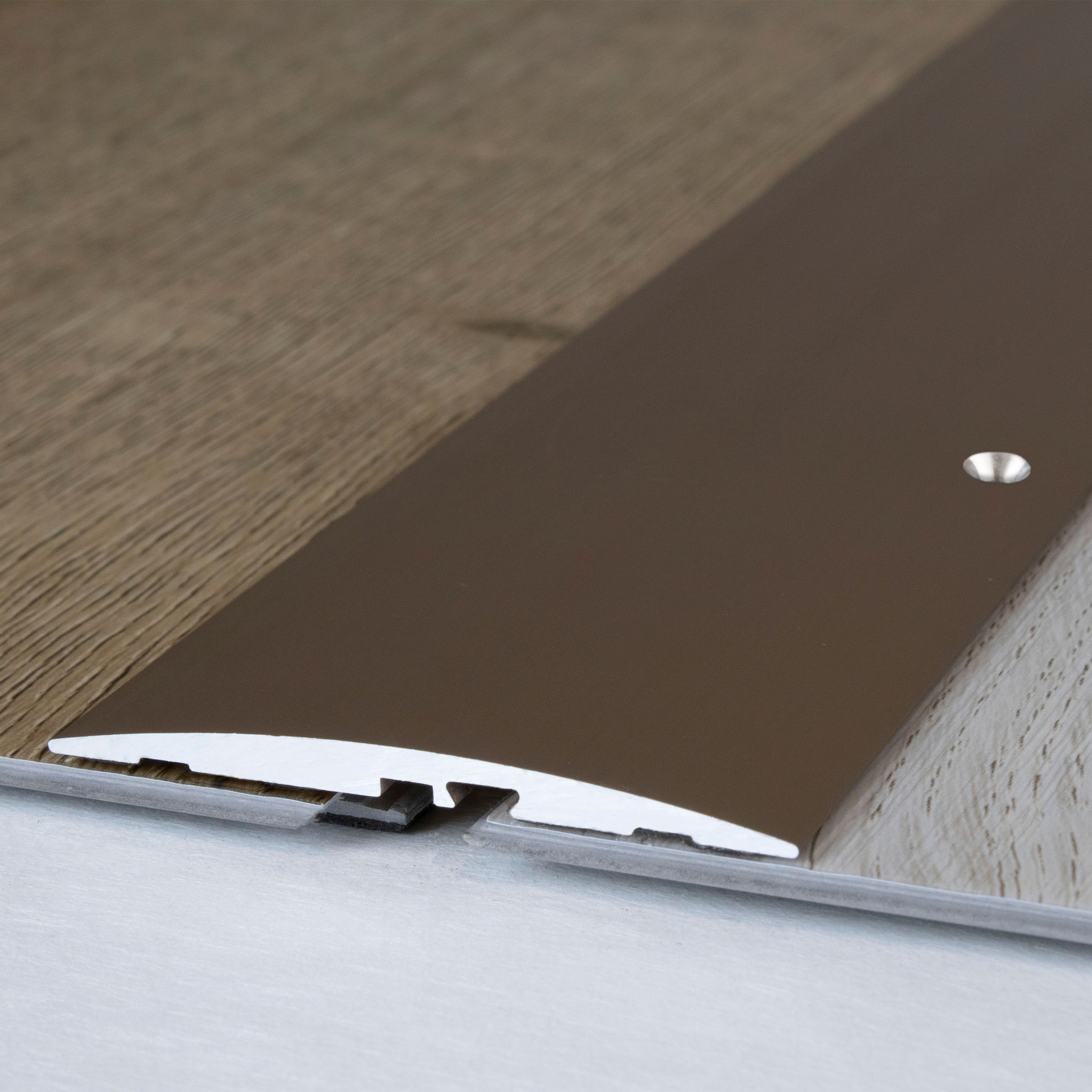 Profilo di transizione PROVISTON, altezza 4 mm, larghezza 58 mm, striscia di transizione, alluminio