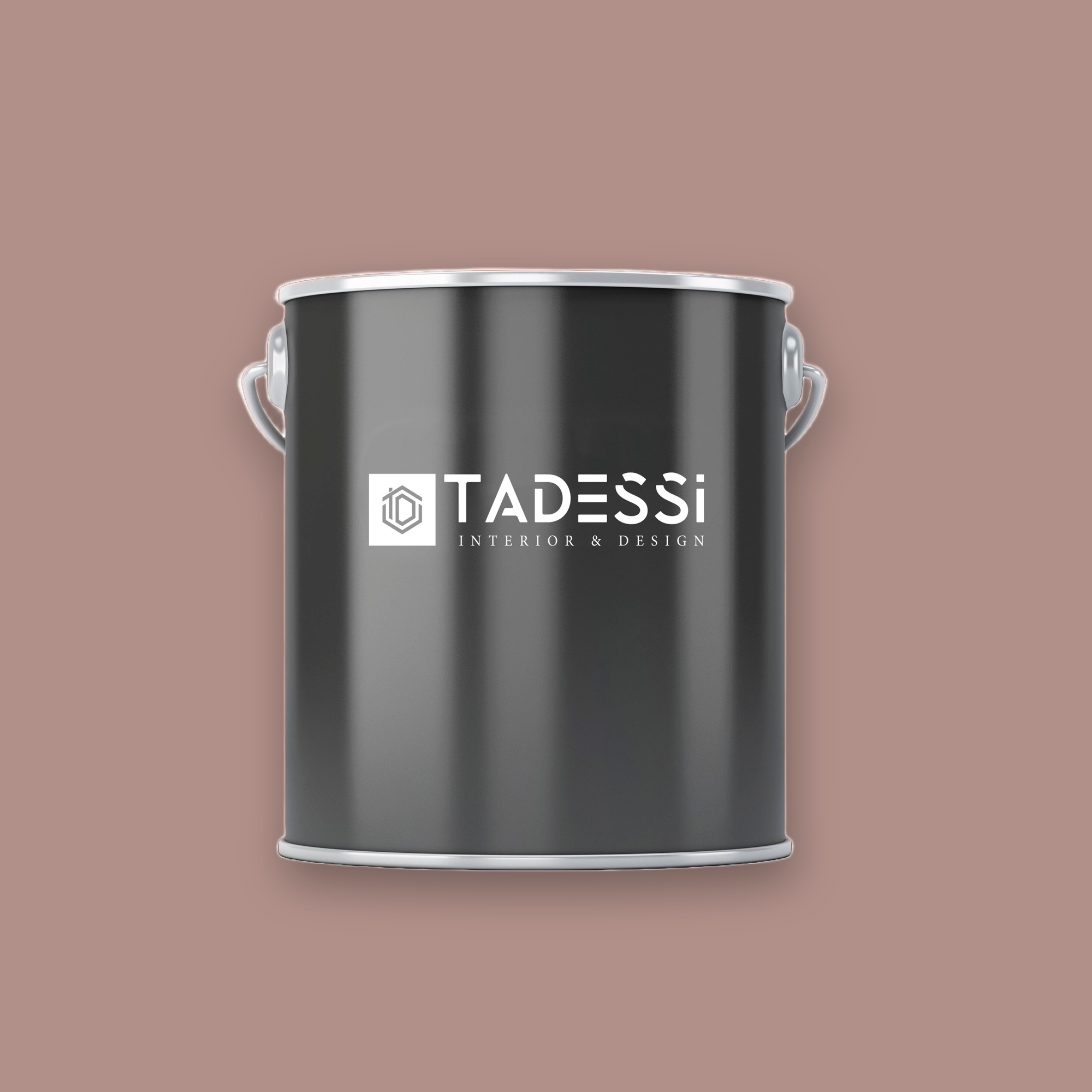 TADESSI Wall Select - Pittura murale marrone mandorla - Pittura per interni di alta qualità - Colore intenso
