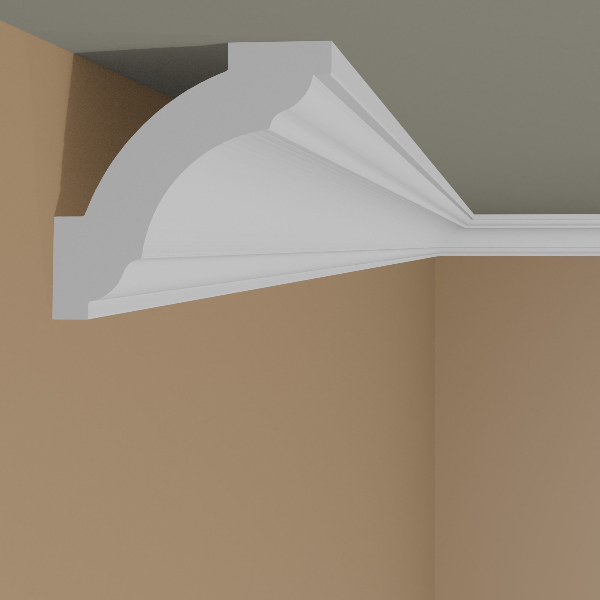 NMC Z1240 ARSTYL Modanatura per soffitto 40 x 40 x 2000 mm Poliuretano bianco