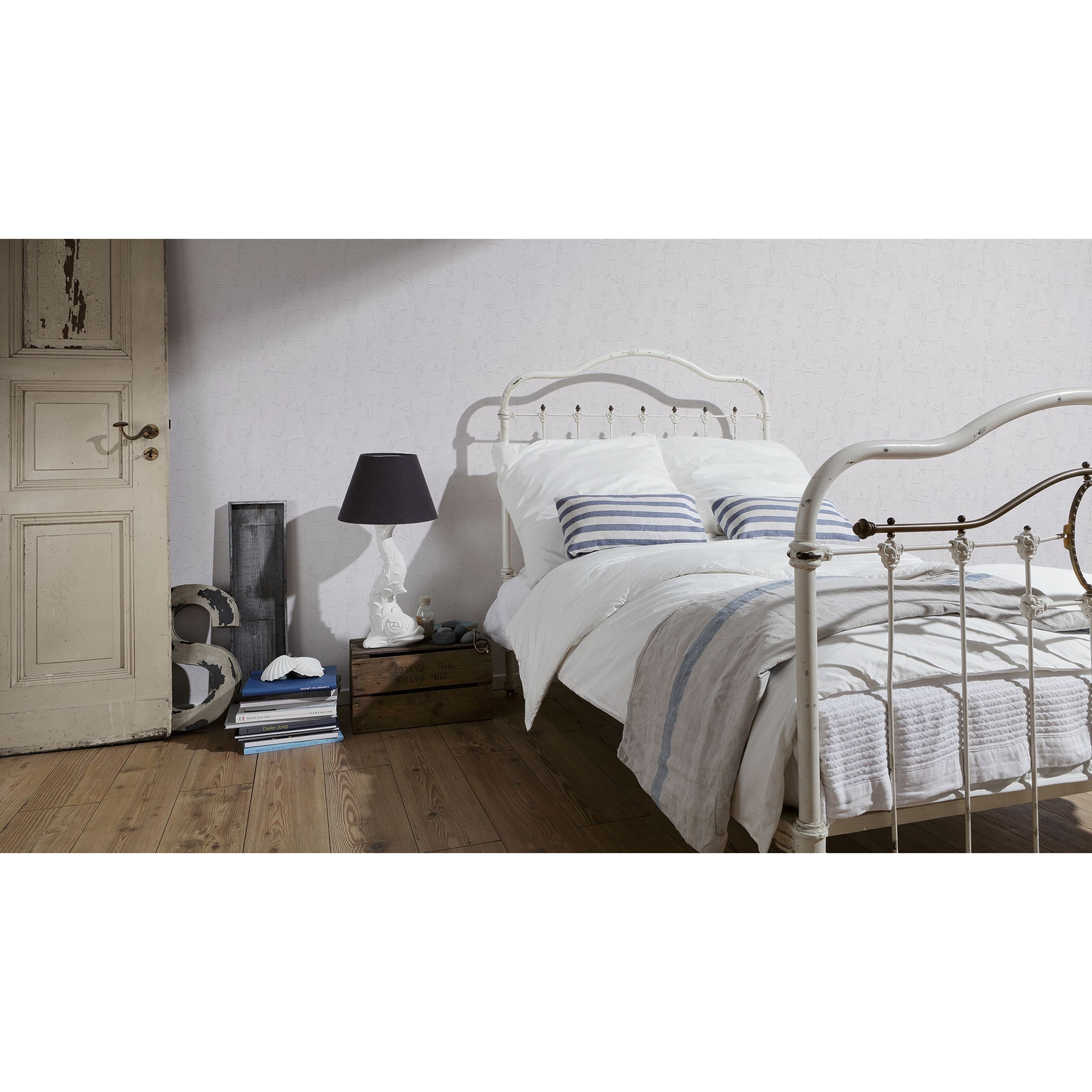 A.S. Creation Simply White 4 288639 Carta da parati in tessuto non tessuto Tinta unita 0,53 x 10,05 m Bianco