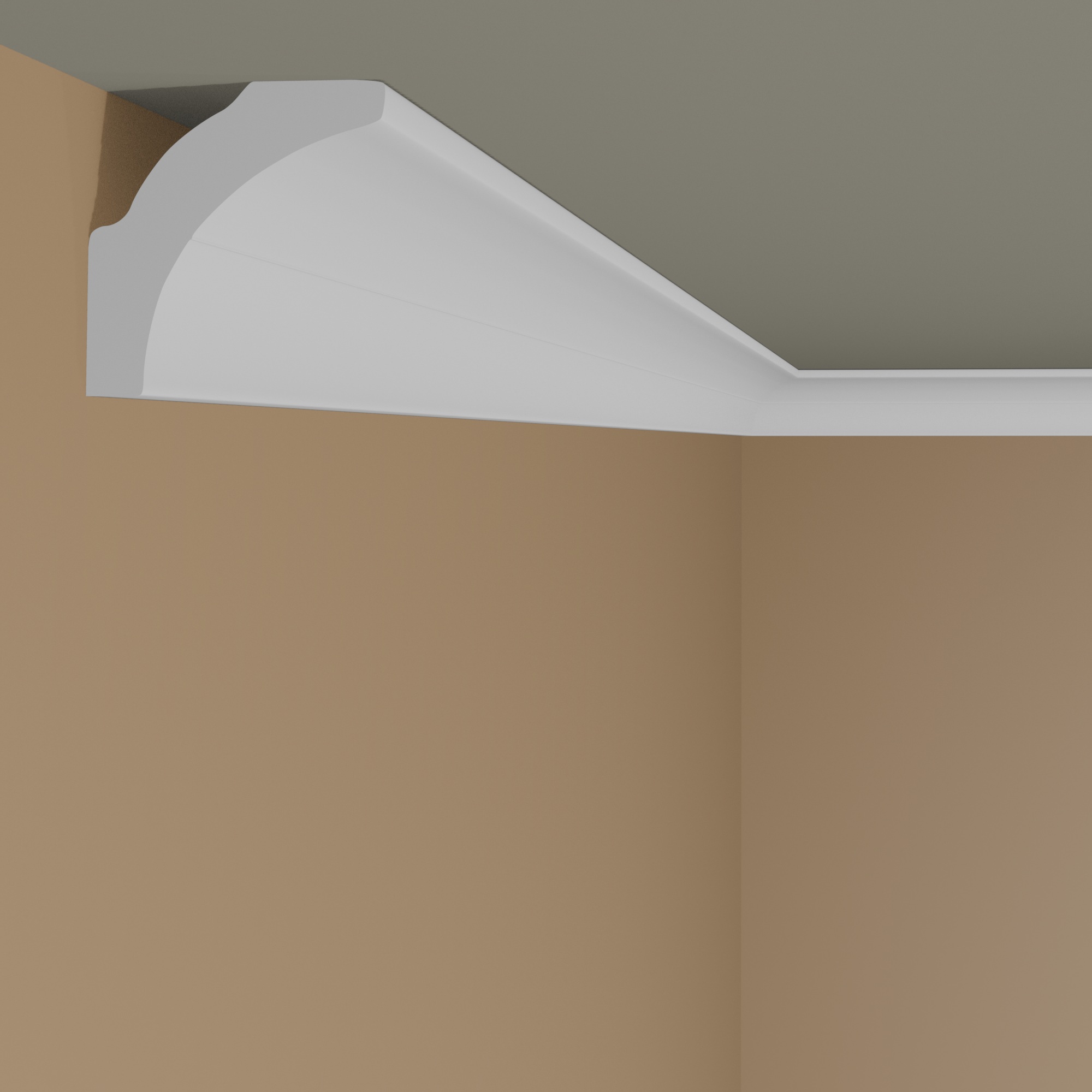Cornice Elite Decor P879 Modanatura per soffitto in polistirolo espanso 20 x 30 x 2000 mm, bianca