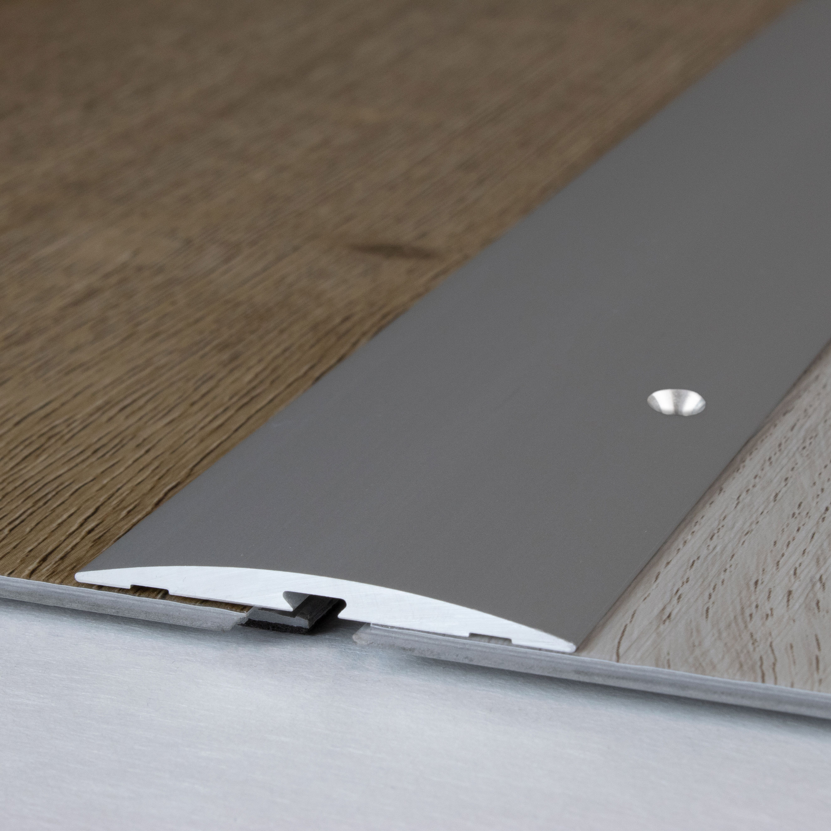 Profilo di transizione PROVISTON Brecht H 4 mm W 50 mm striscia di transizione alluminio anodizzato