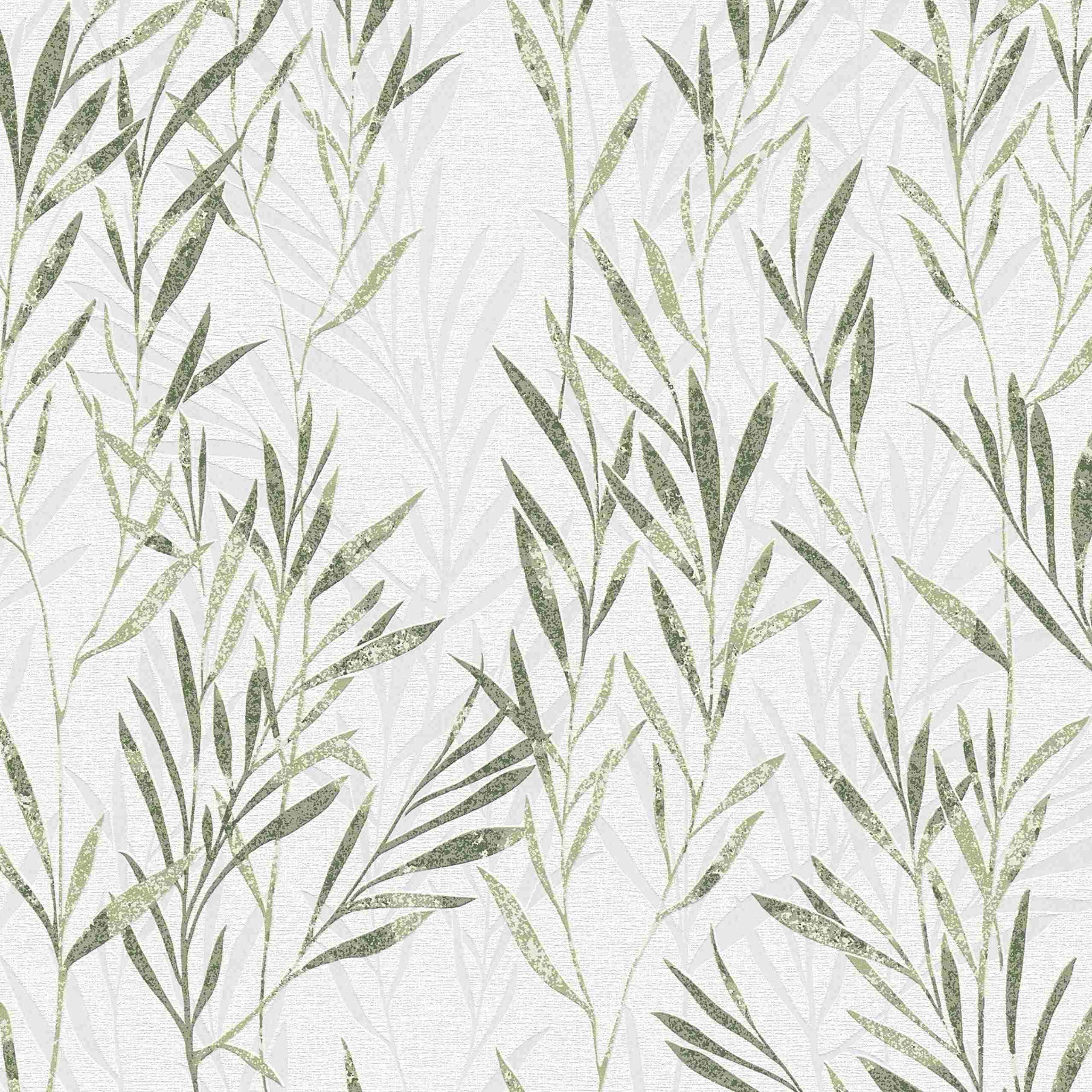 A.S. Creation Flavor 367123 Carta da parati in tessuto non tessuto aspetto floreale 0,53 x 10,05 m Verde