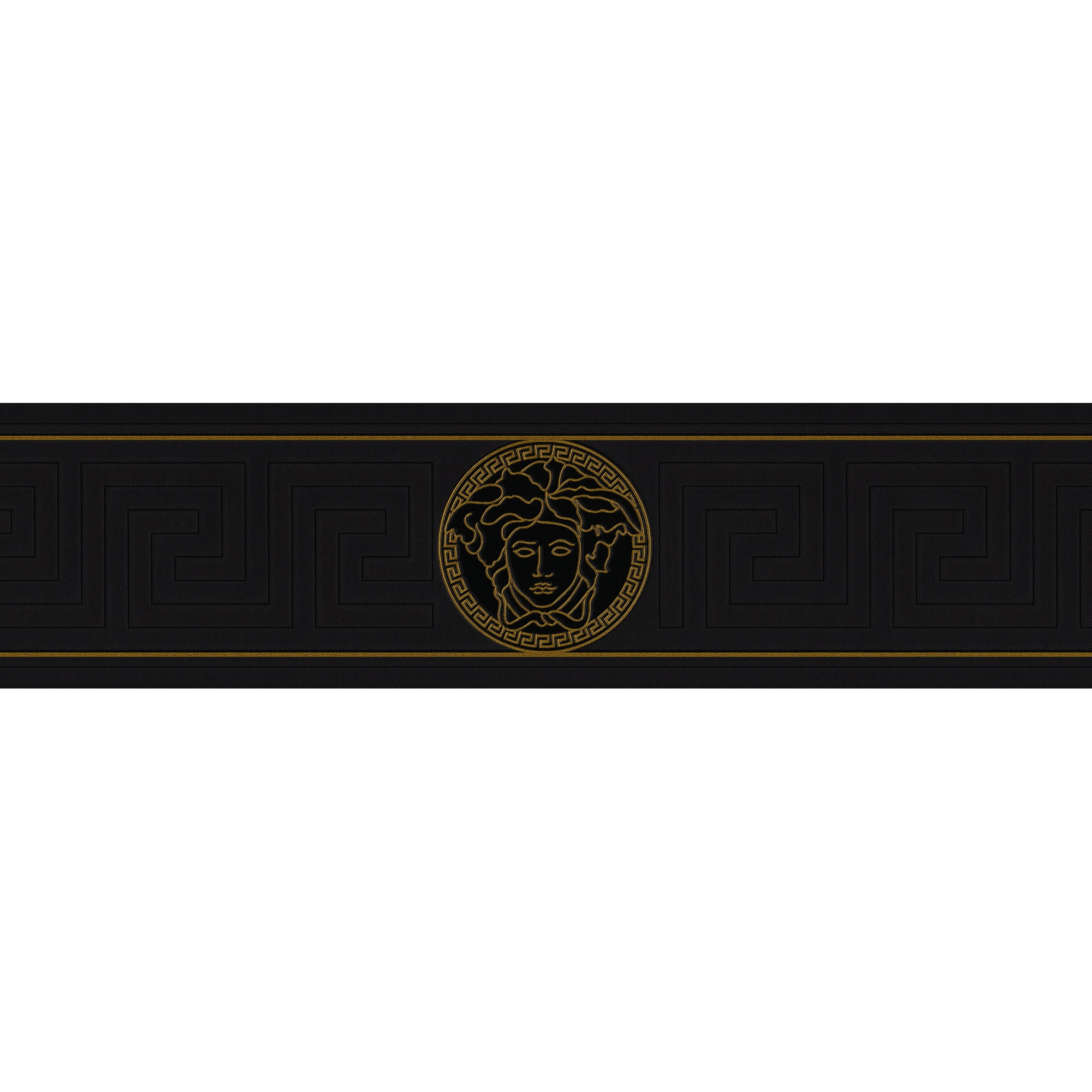 A.S. Creation Versace 3 935224 Bordo in tessuto non tessuto bordo 0,13 x 5 m Argento