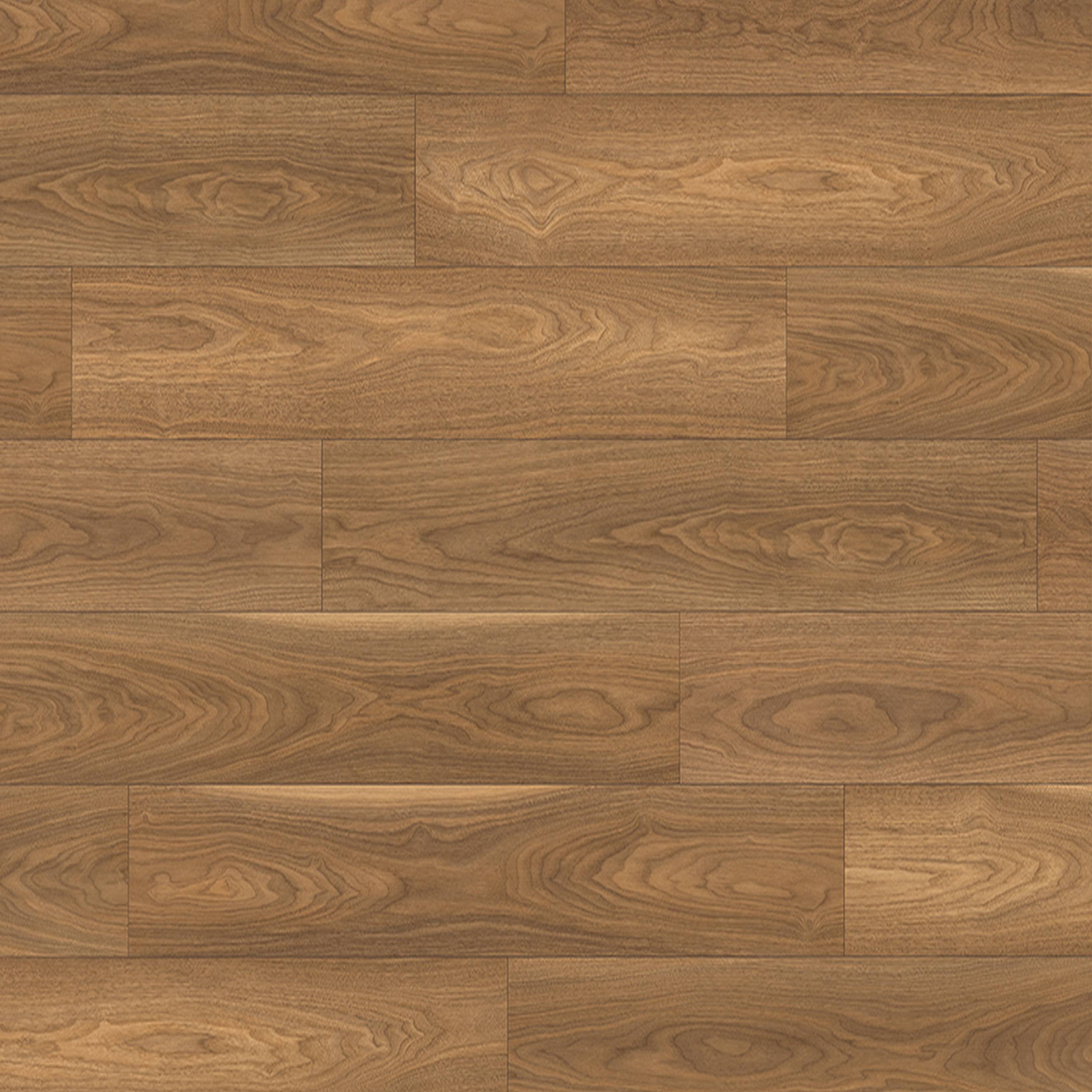 Laminato PRO EPL109 1292 x 193 x 7 mm Pavimento laminato Click Effetto Legno Noce Marrone Scuro NKL31