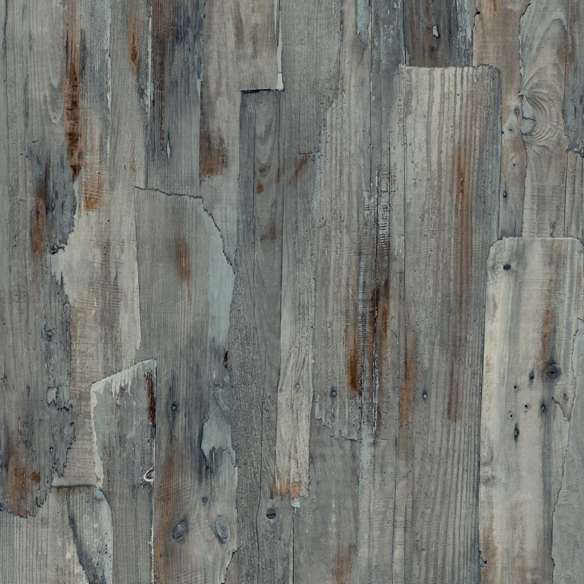 Grandeco Ciara A62803 Carta da parati in tessuto non tessuto Effetto legno 10,05 x 0,53 m Grigio