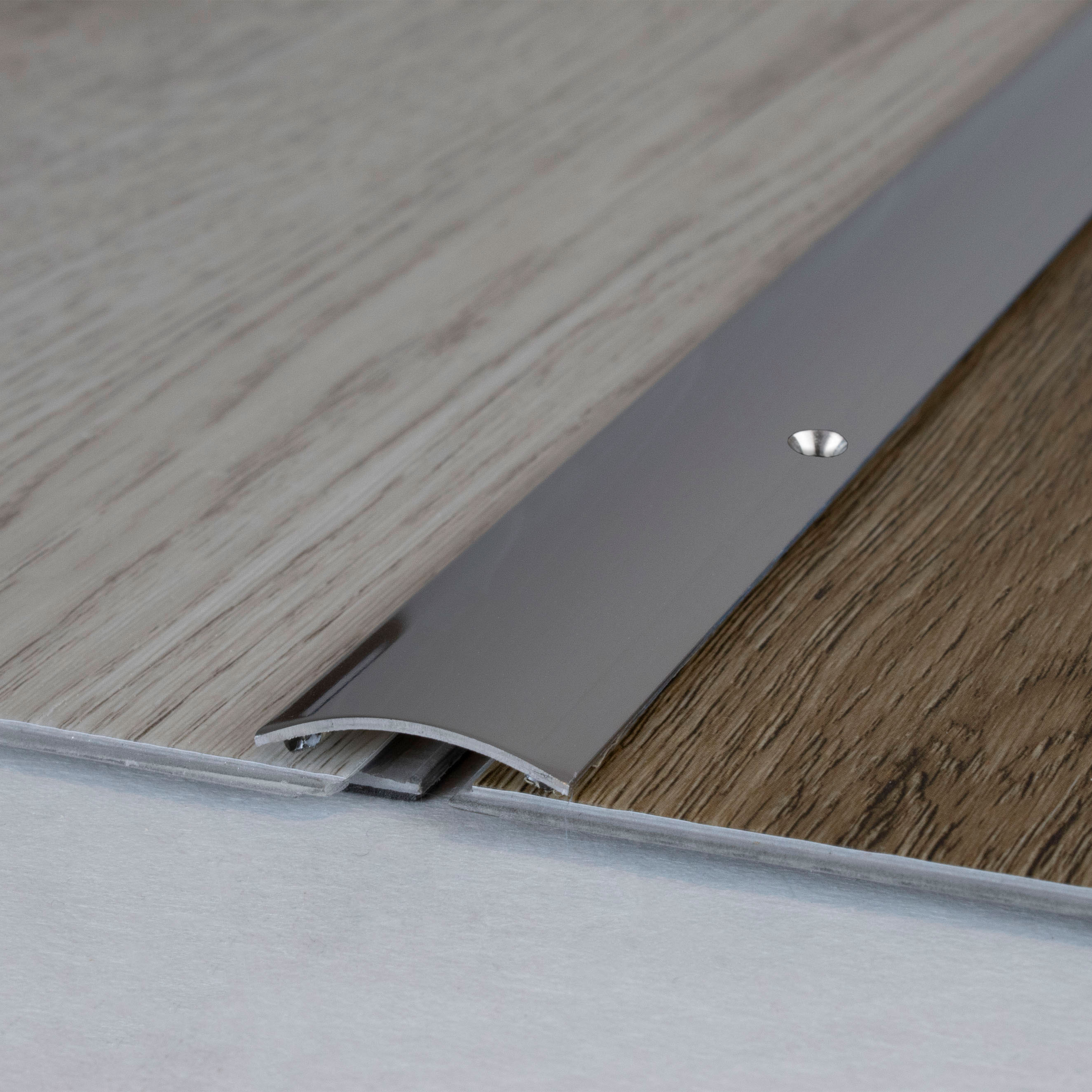 Profilo di transizione PROVISTON Rotterdam, larghezza 28 mm, striscia di transizione in acciaio inox