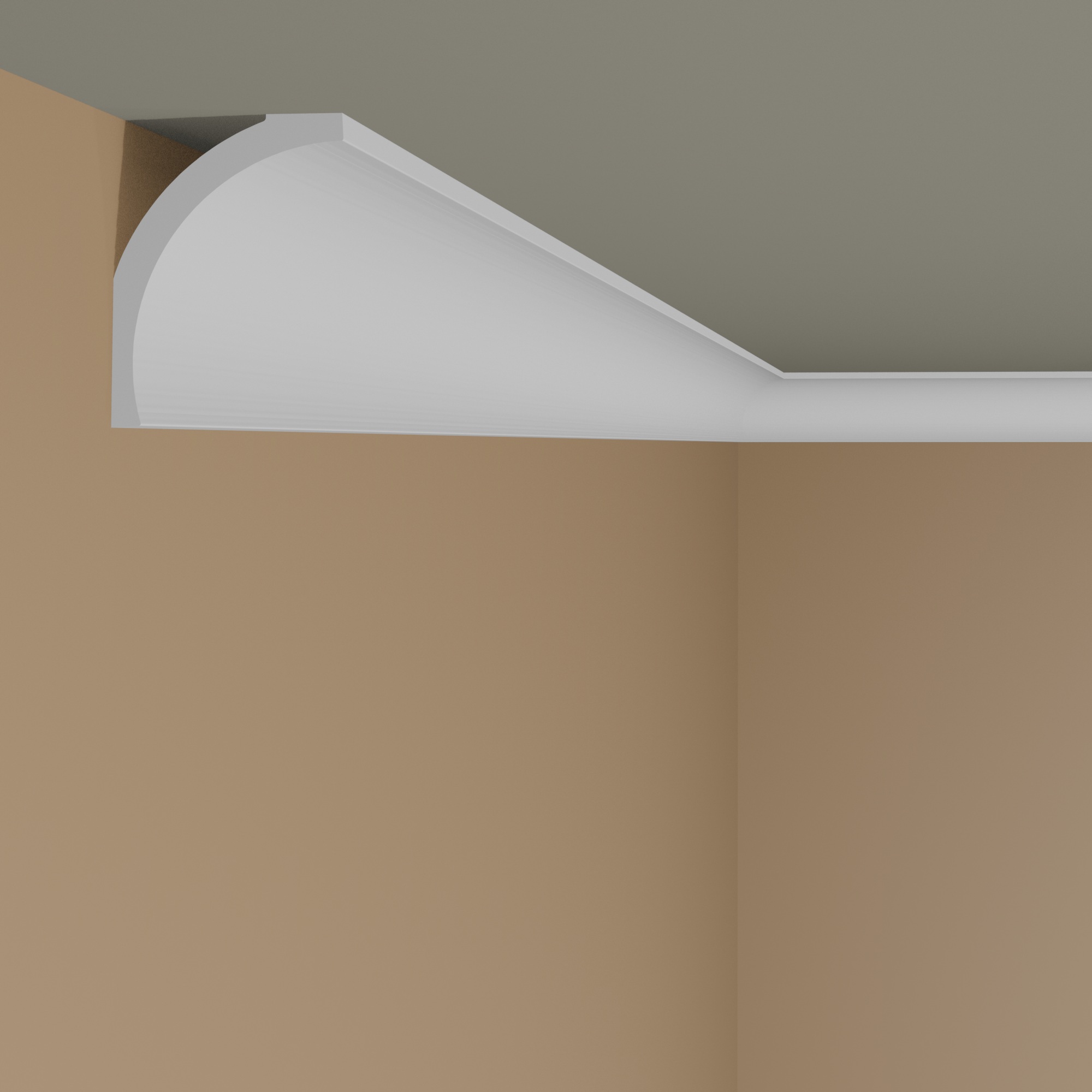 NMC Cornice B1 NOMASTYL Polistirene 66 x 78 x 2000 mm Bianco Modanatura per soffitto