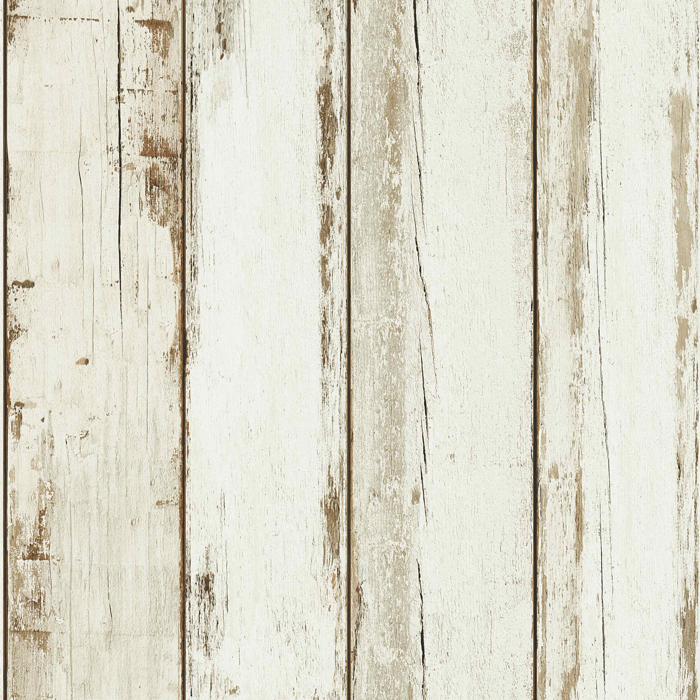 A.S. Creation Elements 368931 Carta da parati in tessuto non tessuto Effetto legno 0,53 x 10,05 m crema