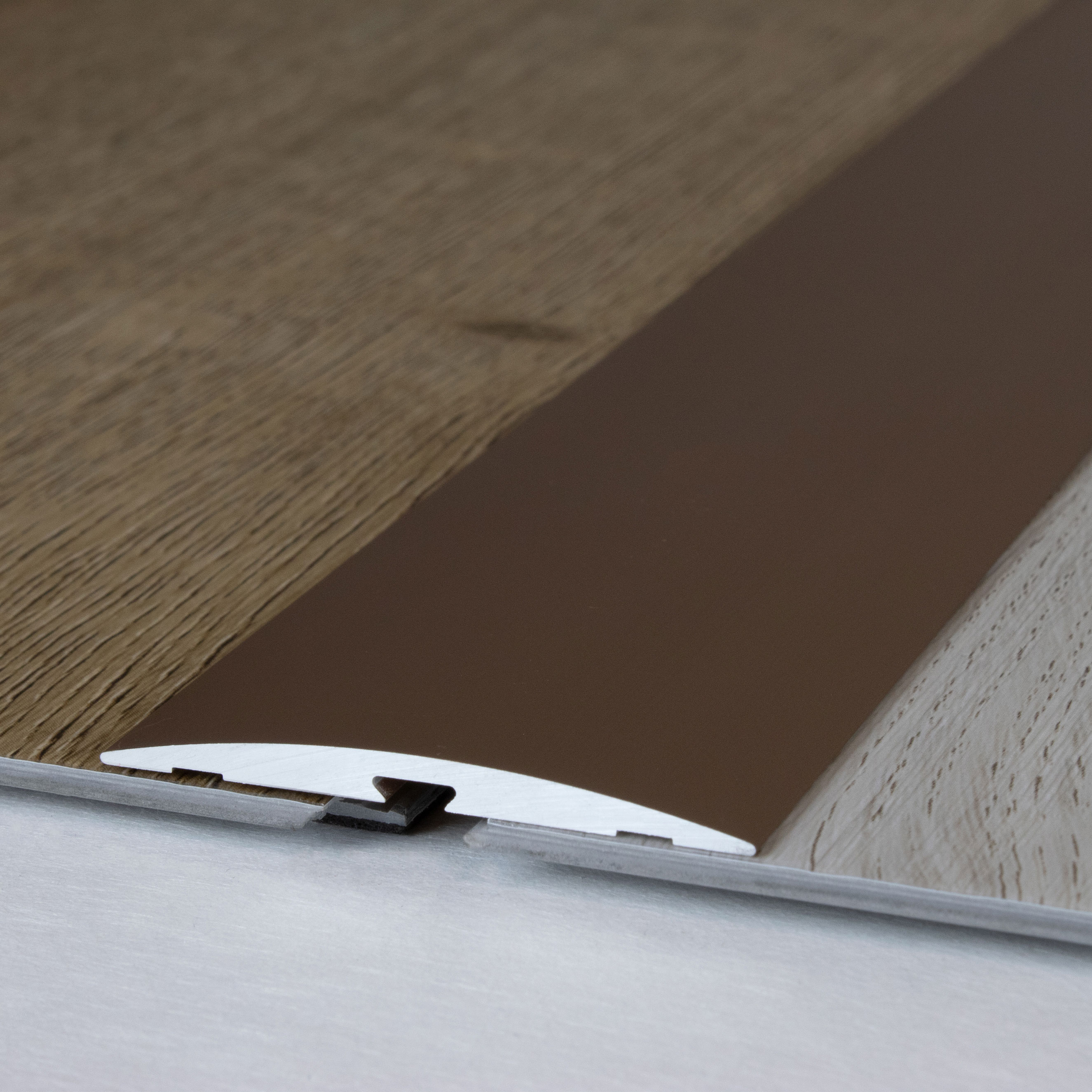 Profilo di transizione PROVISTON Brecht H 4 mm W 50 mm striscia di transizione alluminio anodizzato