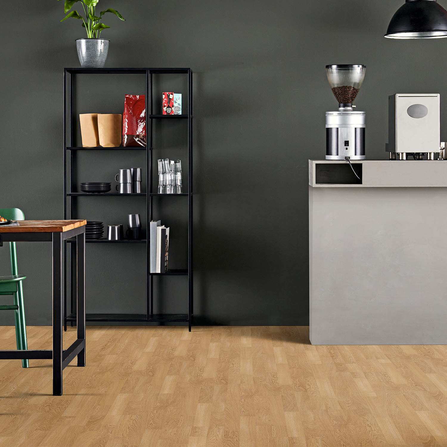 Classic Laminate Pro H2412 Pavimento laminato Click 1292 x 193 x 8 mm effetto legno rovere marrone NKL31