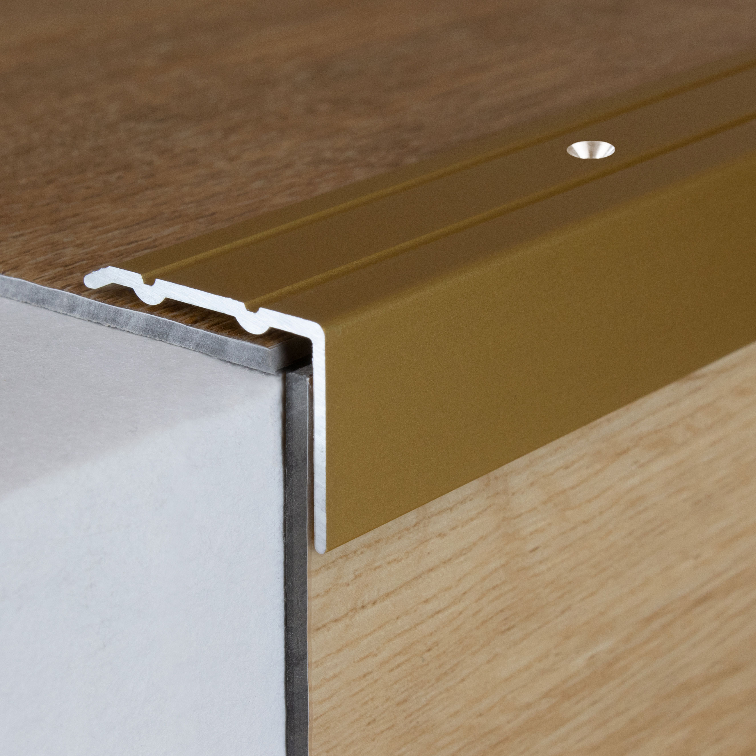 Profili per bordi e angoli delle scale PROVISTON Salerno Larghezza 24,5 mm Alluminio