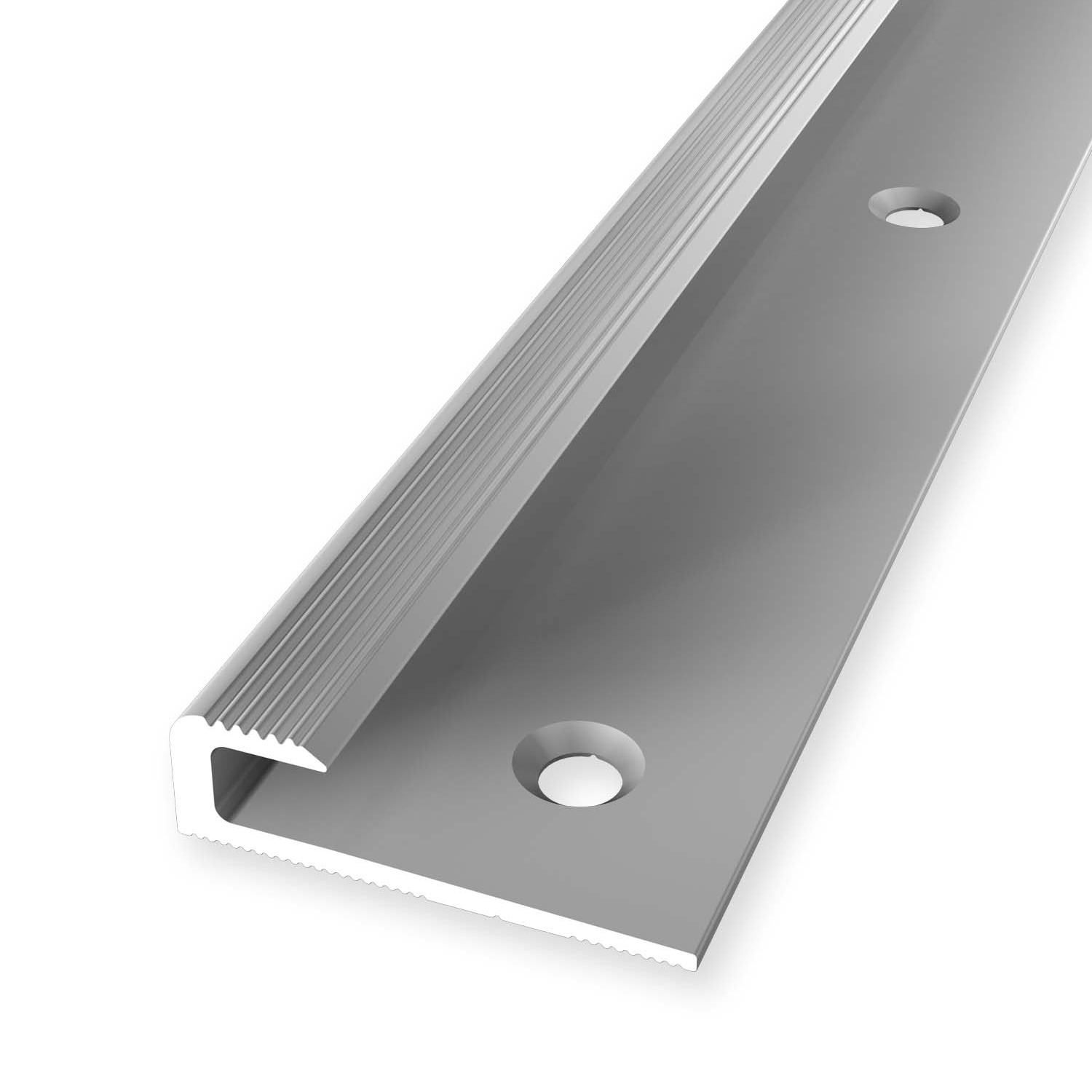 Profilo di bordatura 8 x 30 x 2500 mm Profilo di finitura in alluminio Rigato Argento Küberit