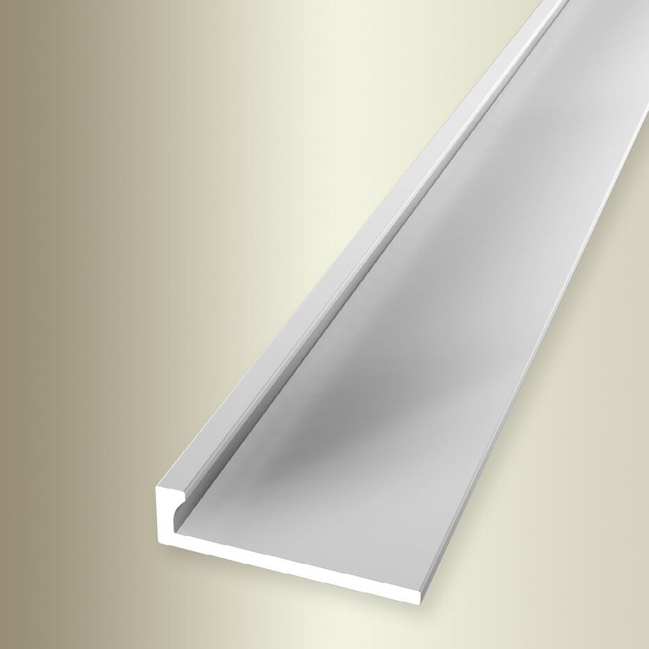 Profili di bordatura e finitura Küberit H 6 mm L 21 mm L 2500 mm altezza bordatura 4,5 mm alluminio anodizzato