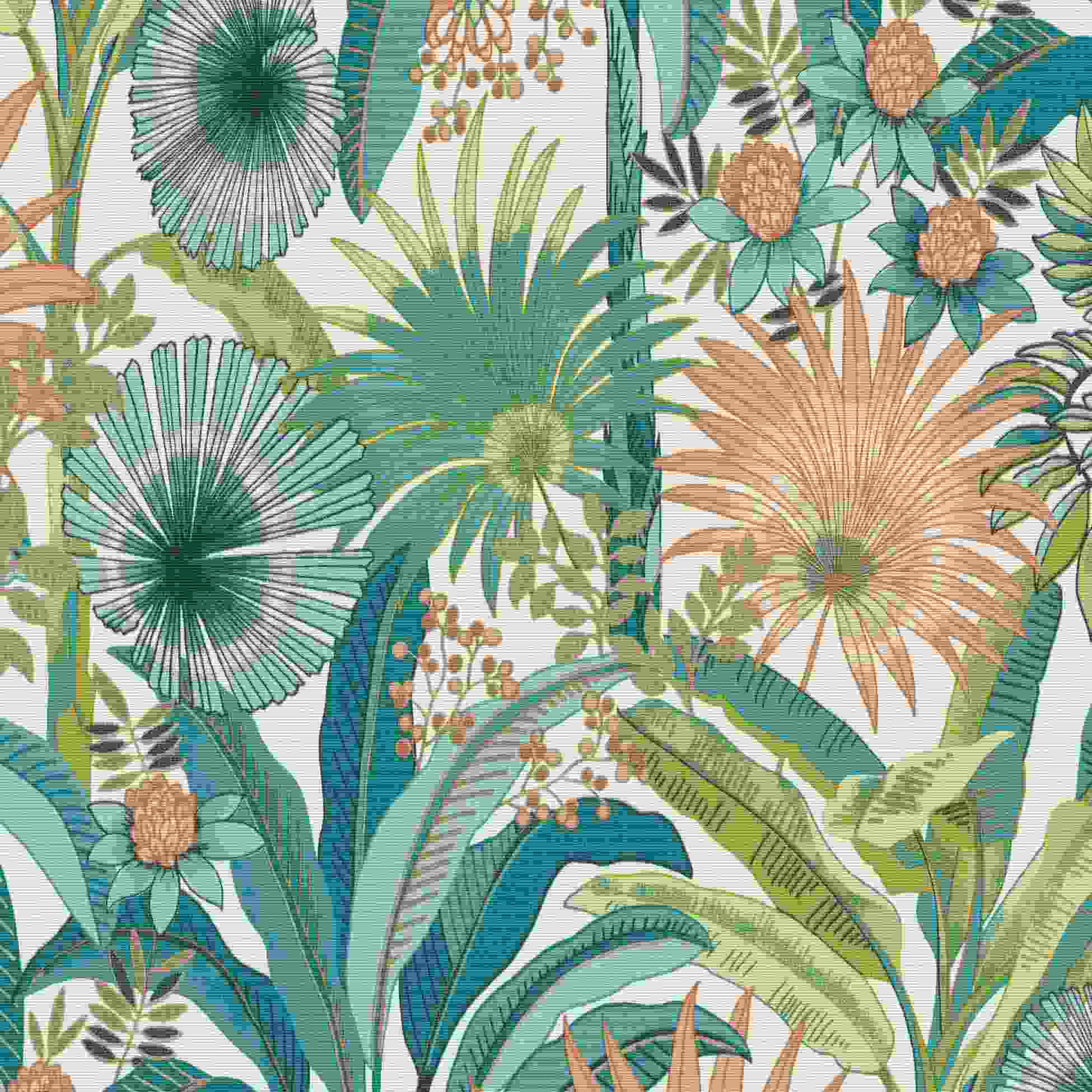 Carta da parati non tessuta 10390-18 fiori floreali 0,53 x 10,05 m Martinique Erismann
