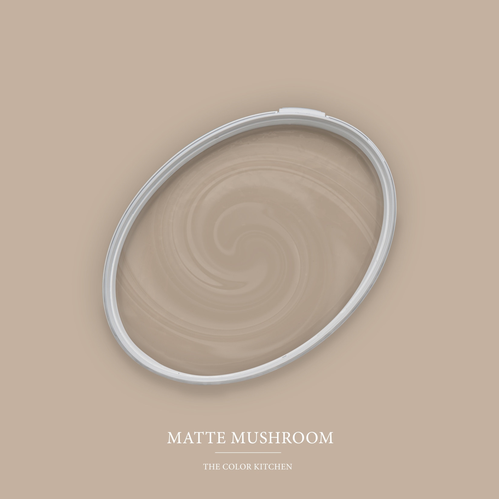 Pittura murale beige opaca The Color Kitchen Matte Mushroom Pittura a emulsione per interni esclusiva, ad alta coprenza