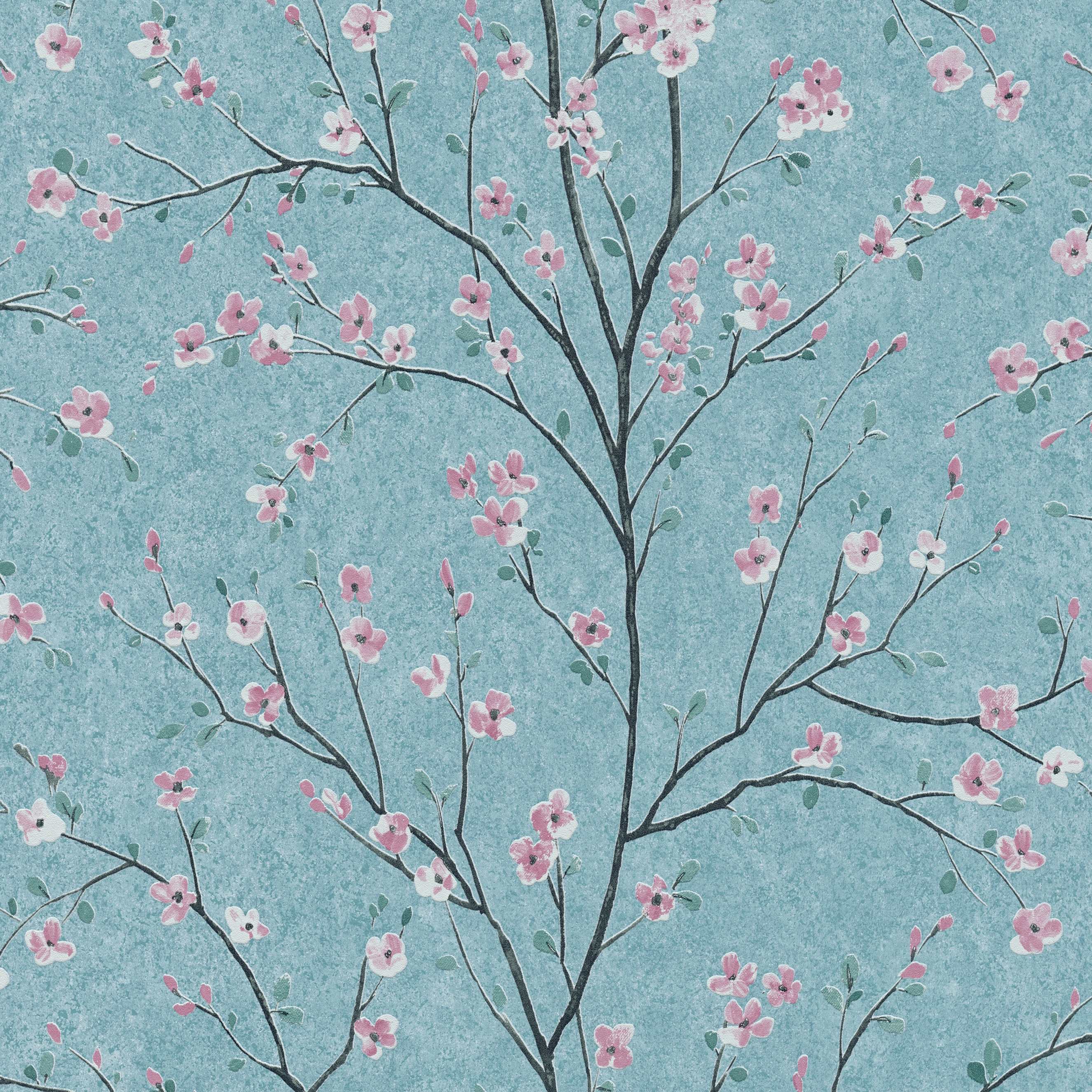A.S. Creation Metropolitan Stories 2 379123 Carta da parati in tessuto non tessuto aspetto floreale 0,53 x 10,05 m Verde