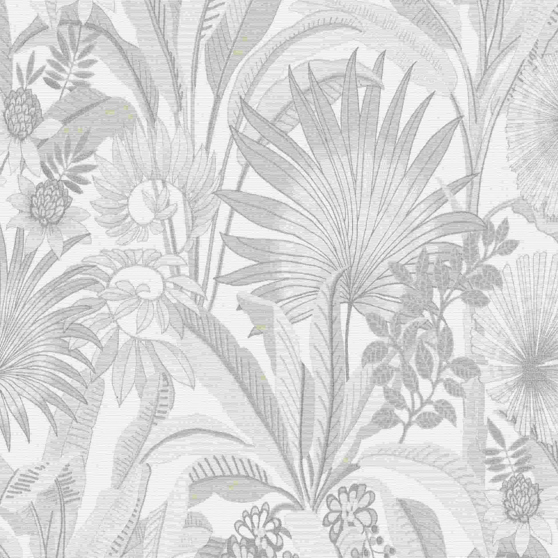 Carta da parati non tessuta 10390-02 fiori floreali 0,53 x 10,05 m Martinique Erismann