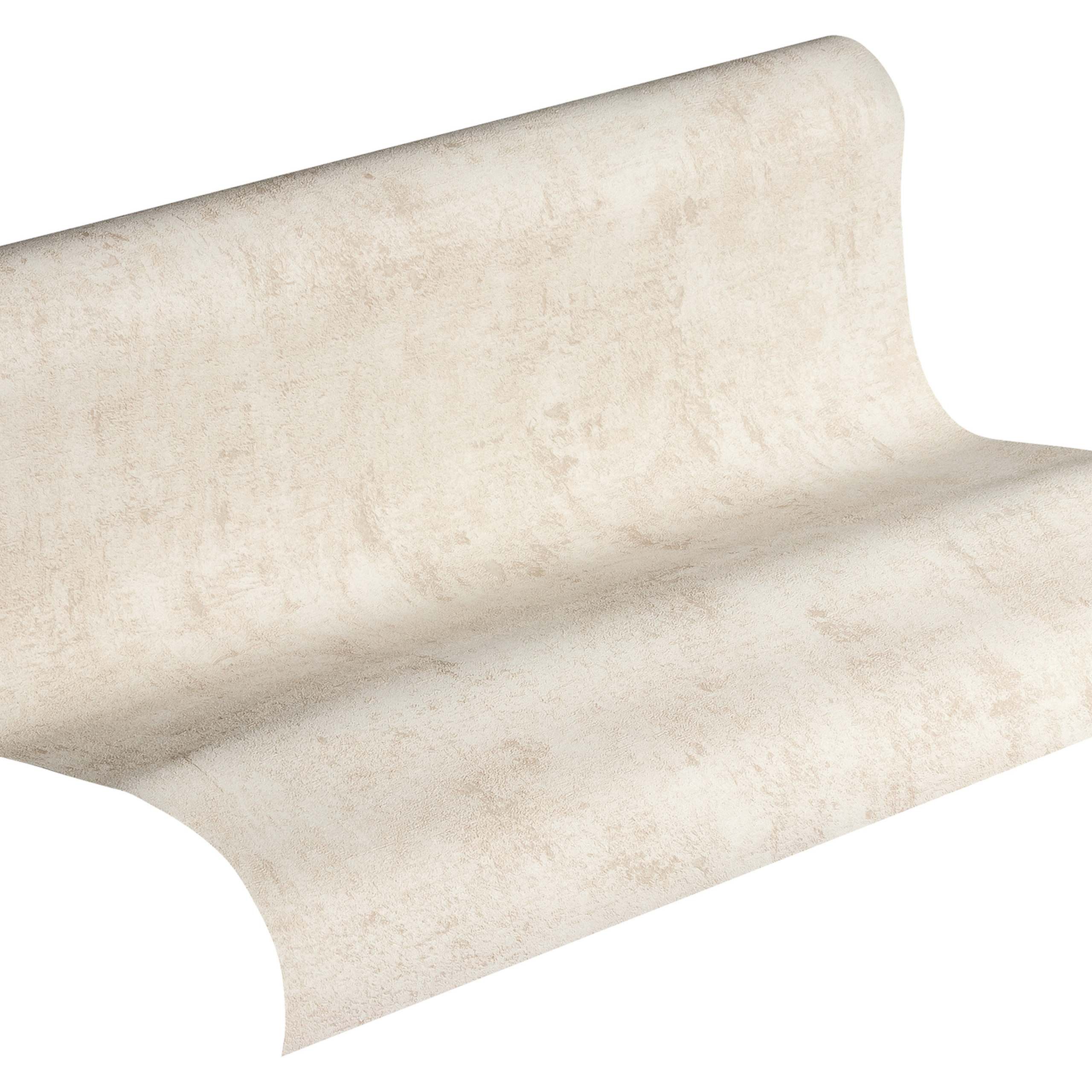 A.S. Creation Blooming 224057 Carta da parati in tessuto non tessuto Tinta unita University 0,53 x 10,05 m Beige