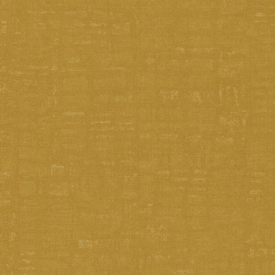 A.S. Creation Nara 387455 Carta da parati in tessuto non tessuto Tinta unita 10,05 x 0,53 m Giallo