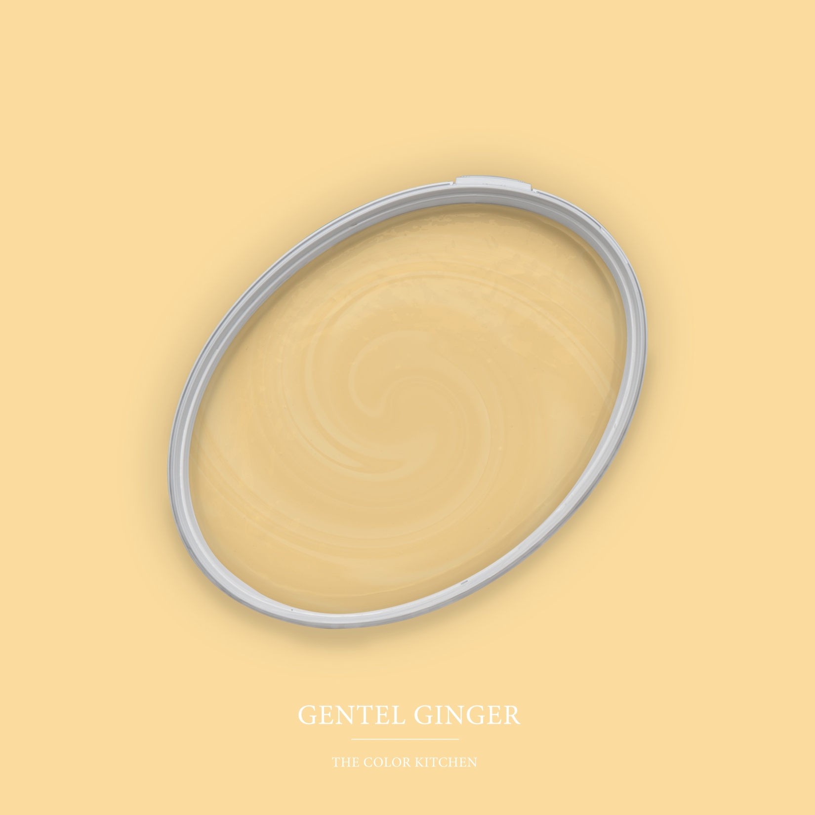 Pittura murale gialla opaca The Color Kitchen Gentle Ginger Pittura a emulsione per interni esclusiva, ad alta coprenza