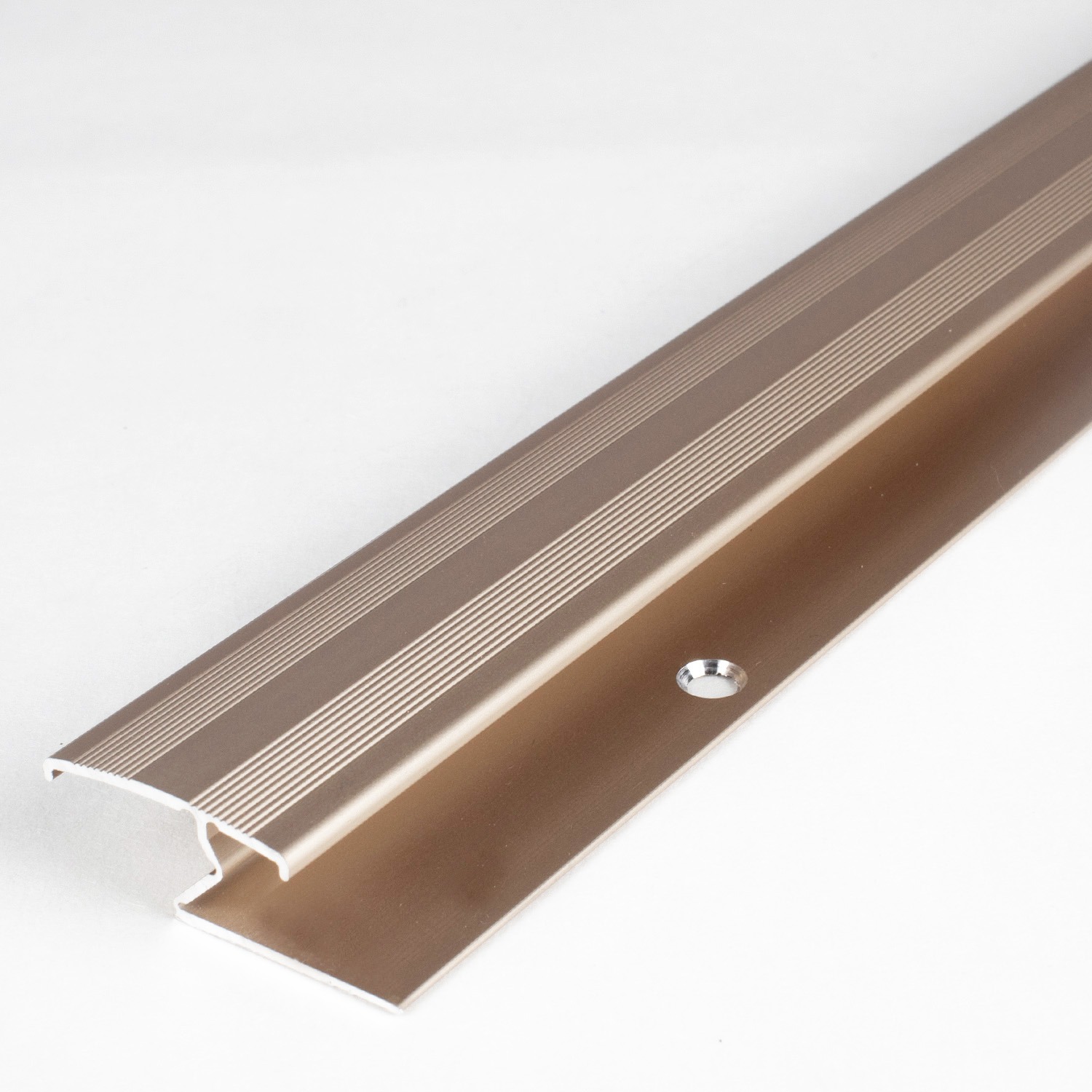 Profili di bordatura e finitura PROVISTON Athlone, altezza bordatura 8 mm, profilo di serraggio, alluminio anodizzato