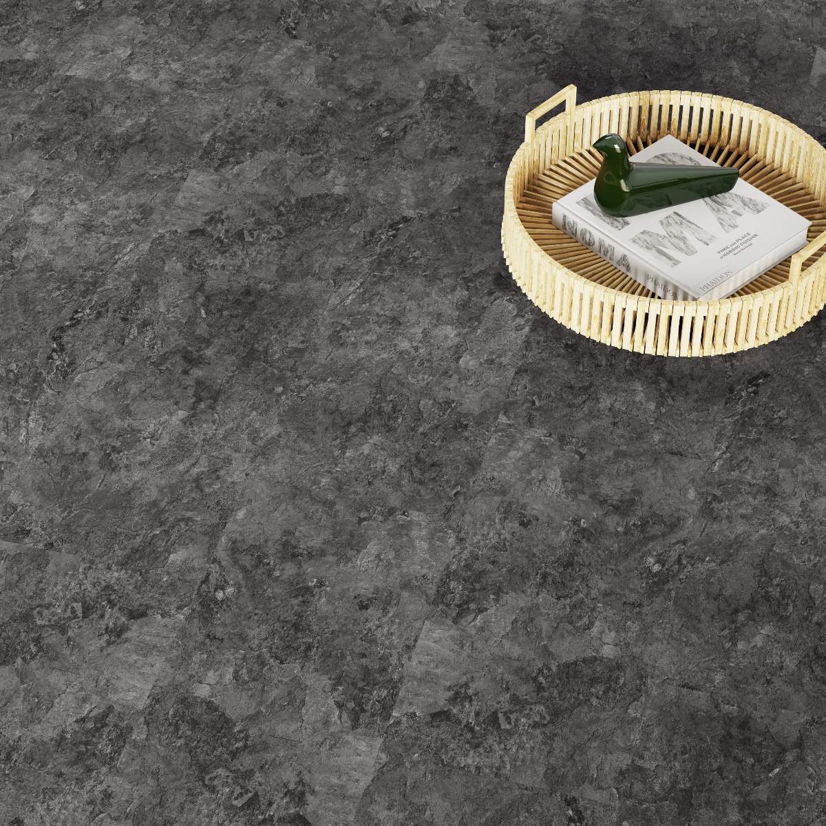 Pavimento in vinile DESIGN 555 Dryback 609 x 304 x 2,5 mm Vinile adesivo Effetto pietra Effetto piastrella Grigio NKL42