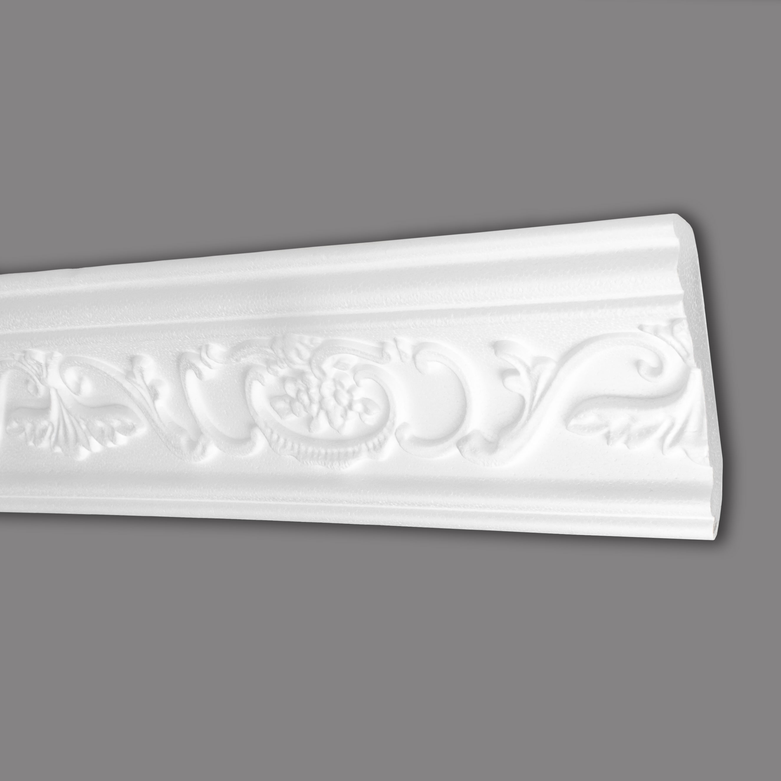 Modanatura per soffitto in polistirolo Marbet "B-26" 53 x 88 x 2000 mm Modanatura in polistirene bianco