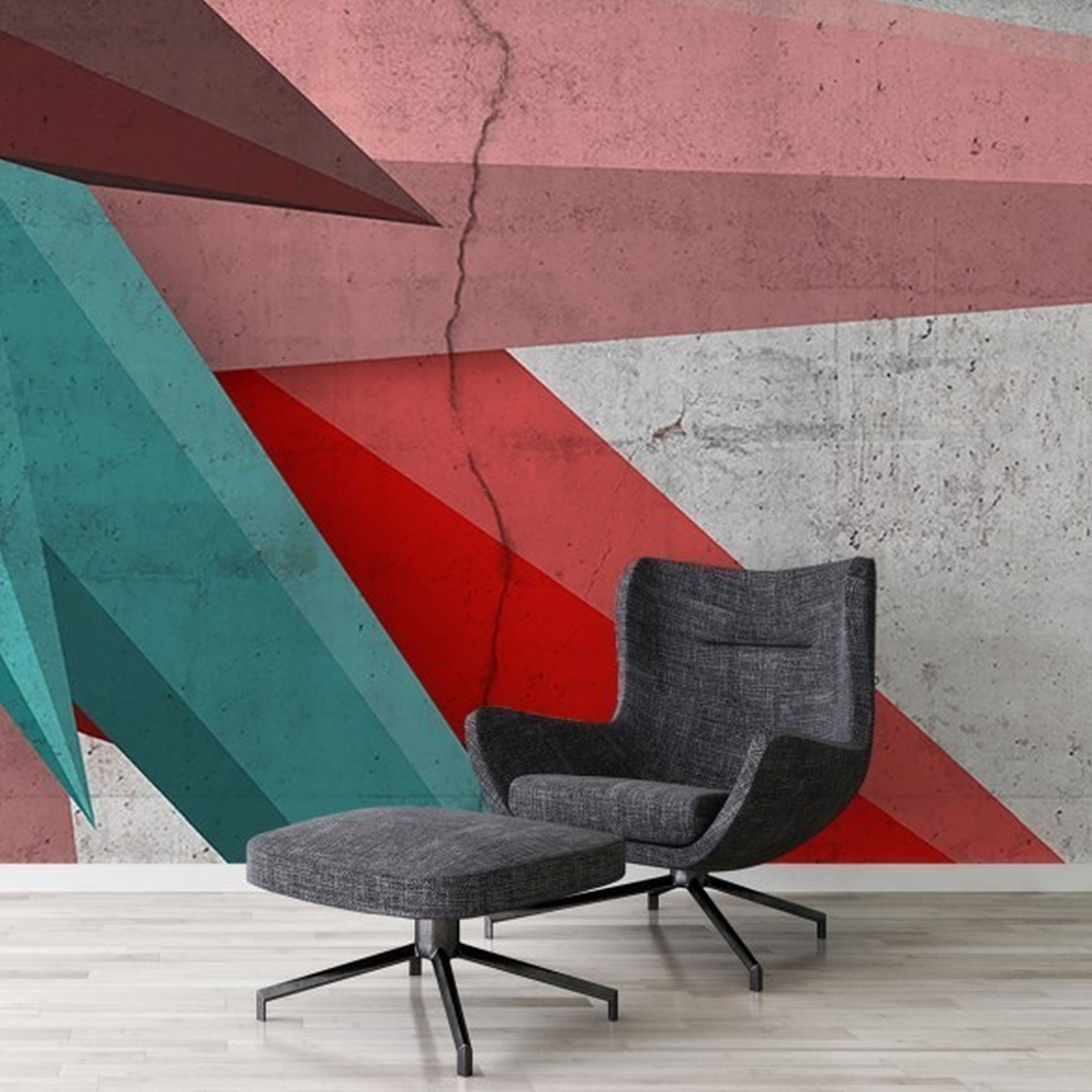 A.S. Creation Atelier 47 DD116835 Carta da parati fotografica Tessuto non tessuto 800 x 250 cm 3D Rosa