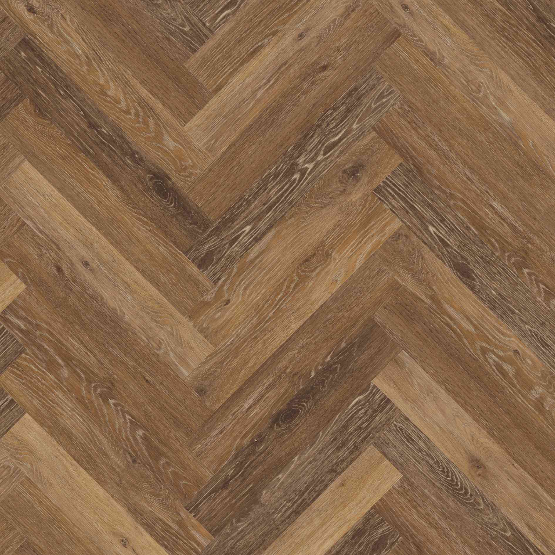 Pavimento in vinile di design a spina di pesce PW 1261 457 x 76 x 2,5 mm vinile adesivo effetto legno NKL42