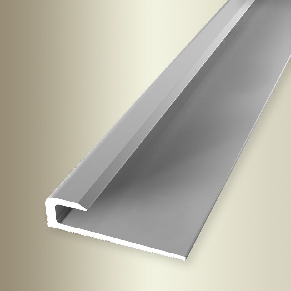 Profili di bordatura e finitura Küberit H 8 mm L 30 mm L 2600 mm altezza bordatura 5 mm alluminio anodizzato