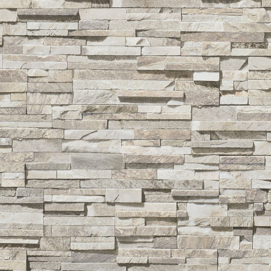 A.S. Creation Stili di viaggio 388161 Carta da parati in tessuto non tessuto Effetto pietra 10,05 x 0,53 m Beige