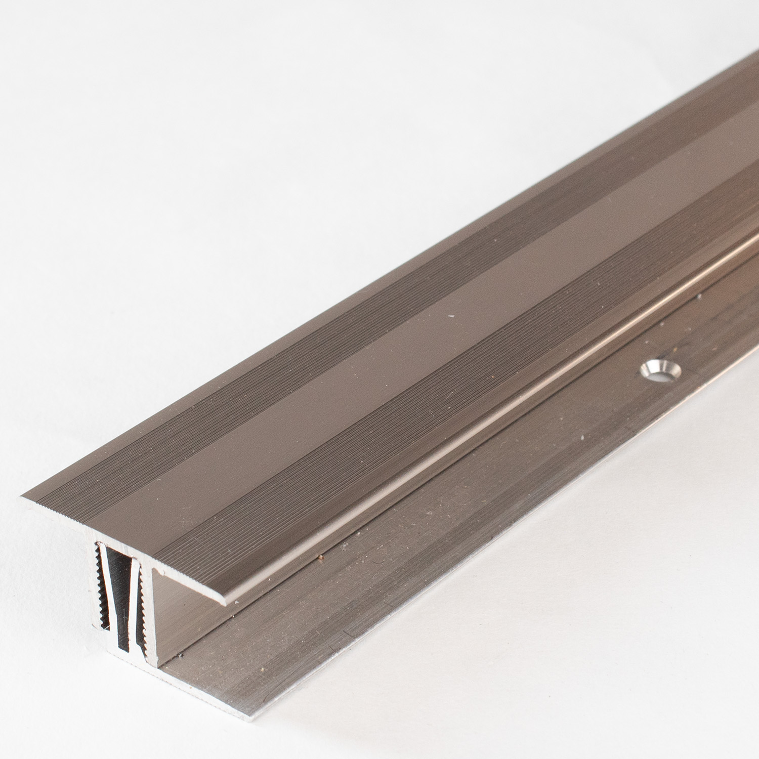 Profilo di transizione PROVISTON Southgate, altezza bordo 15 - 24 mm, striscia di transizione, alluminio anodizzato