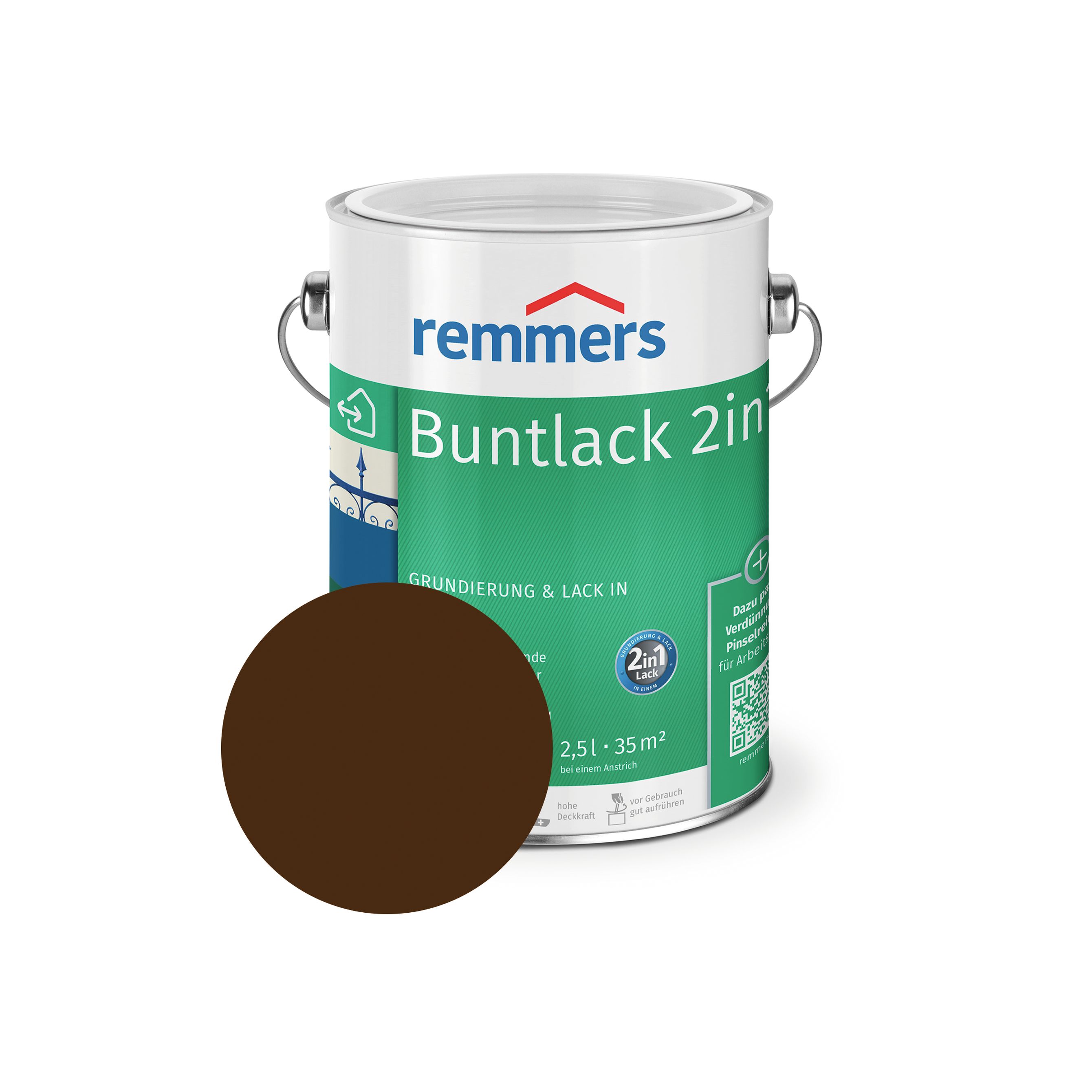 Vernice colorata 2 in 1 Remmers Primer e vernice Protezione dalla corrosione Consegna gratuita