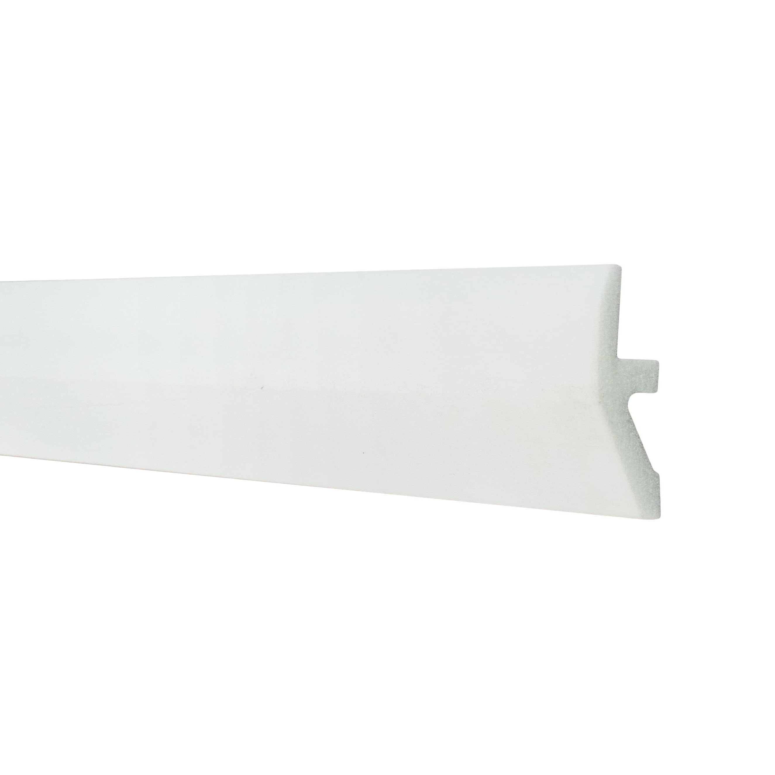 Modanatura decorativa W1 18 x 55 x 2000 mm Modanatura da parete Polistirene Bianco NMC WALLSTYL