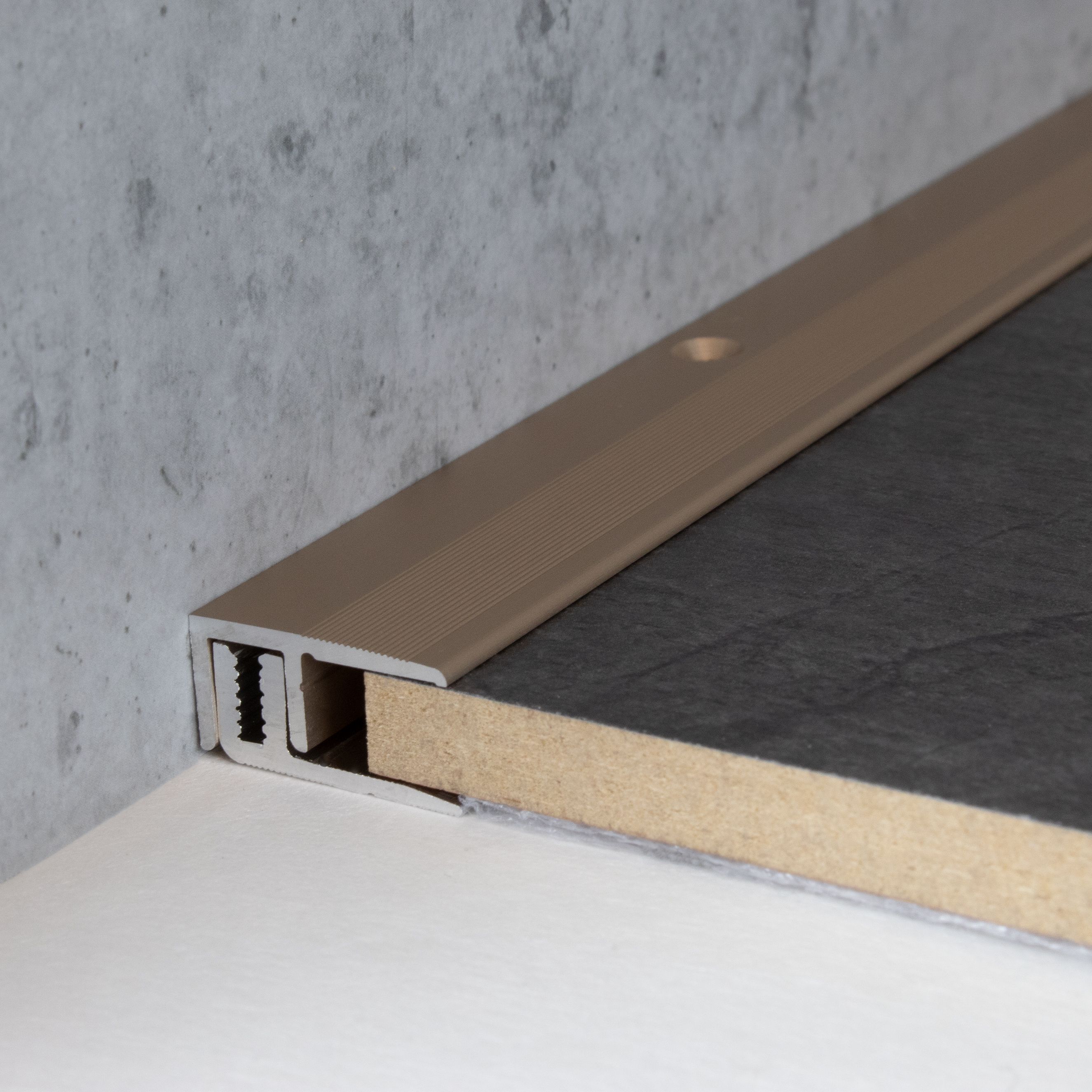 Profili di bordatura e finitura PROVISTON Edmonton, altezza 10 mm, larghezza 21 mm, altezza bordatura 7 - 15 mm