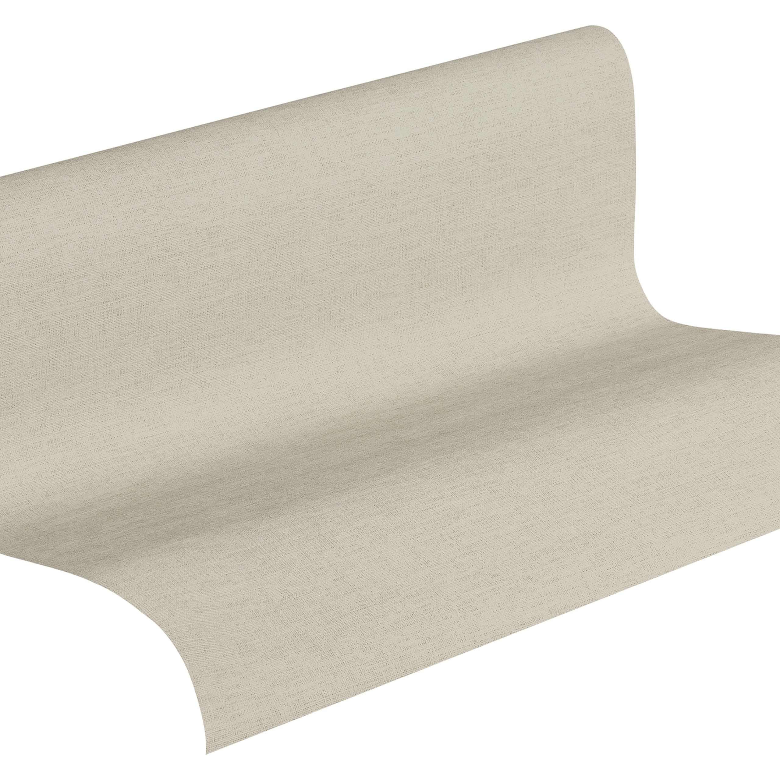 A.S. Creation Origine etnica 371782 Carta da parati in tessuto non tessuto Tinta unita University 0,53 x 10,05 m Grigio