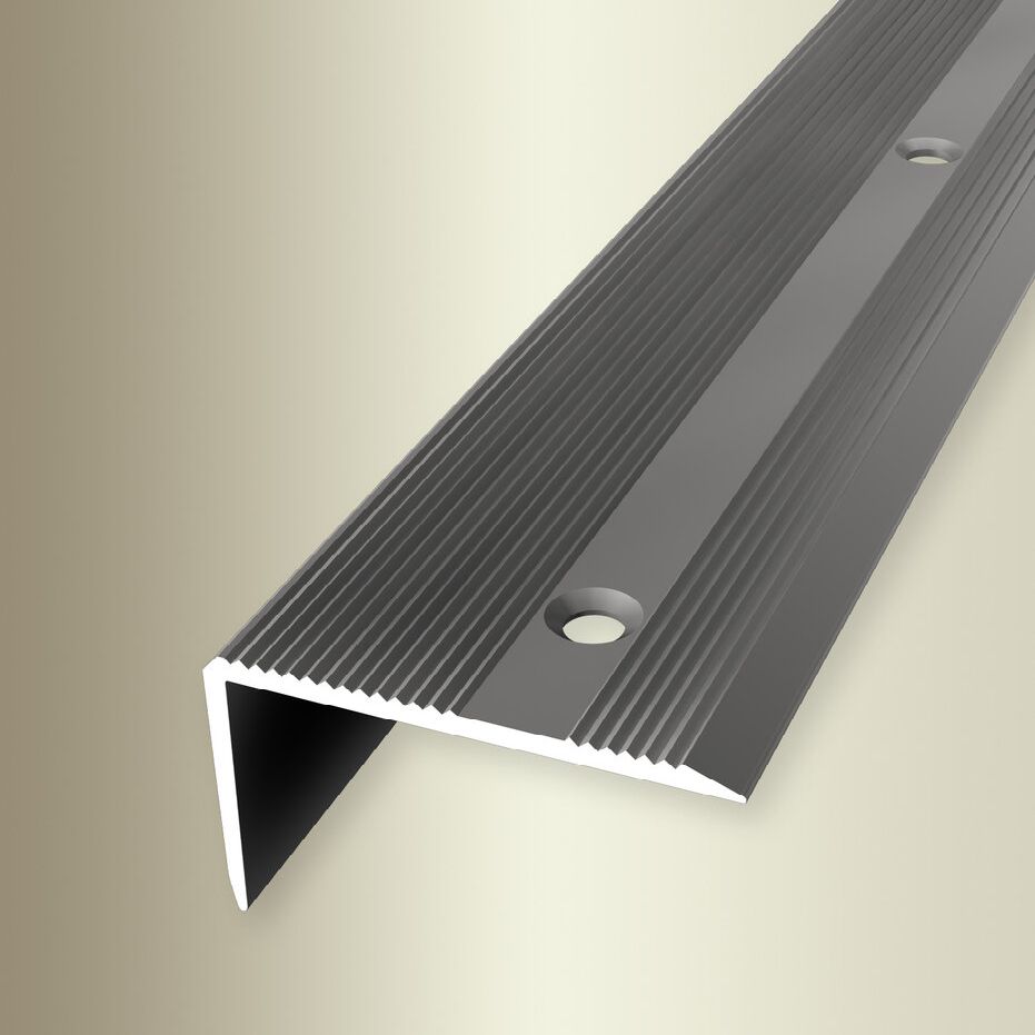 Profili per bordi e angoli per scale Küberit H 25 mm L 40 mm altezza bordo 0 - 22 mm alluminio anodizzato