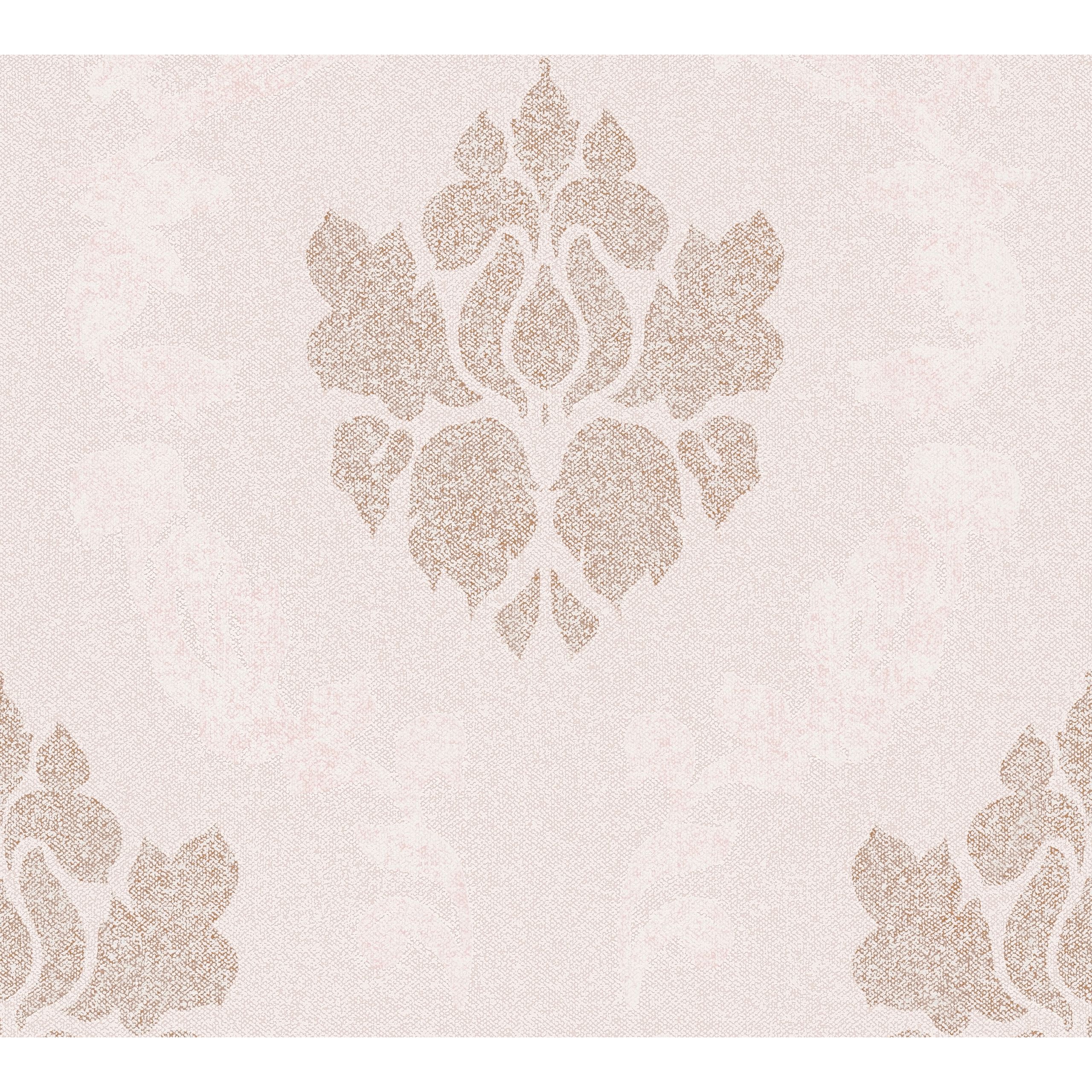 A.S. Creation New Elegance 375525 Carta da parati in tessuto non tessuto Barocco 0,53 x 10,05 m Rosa