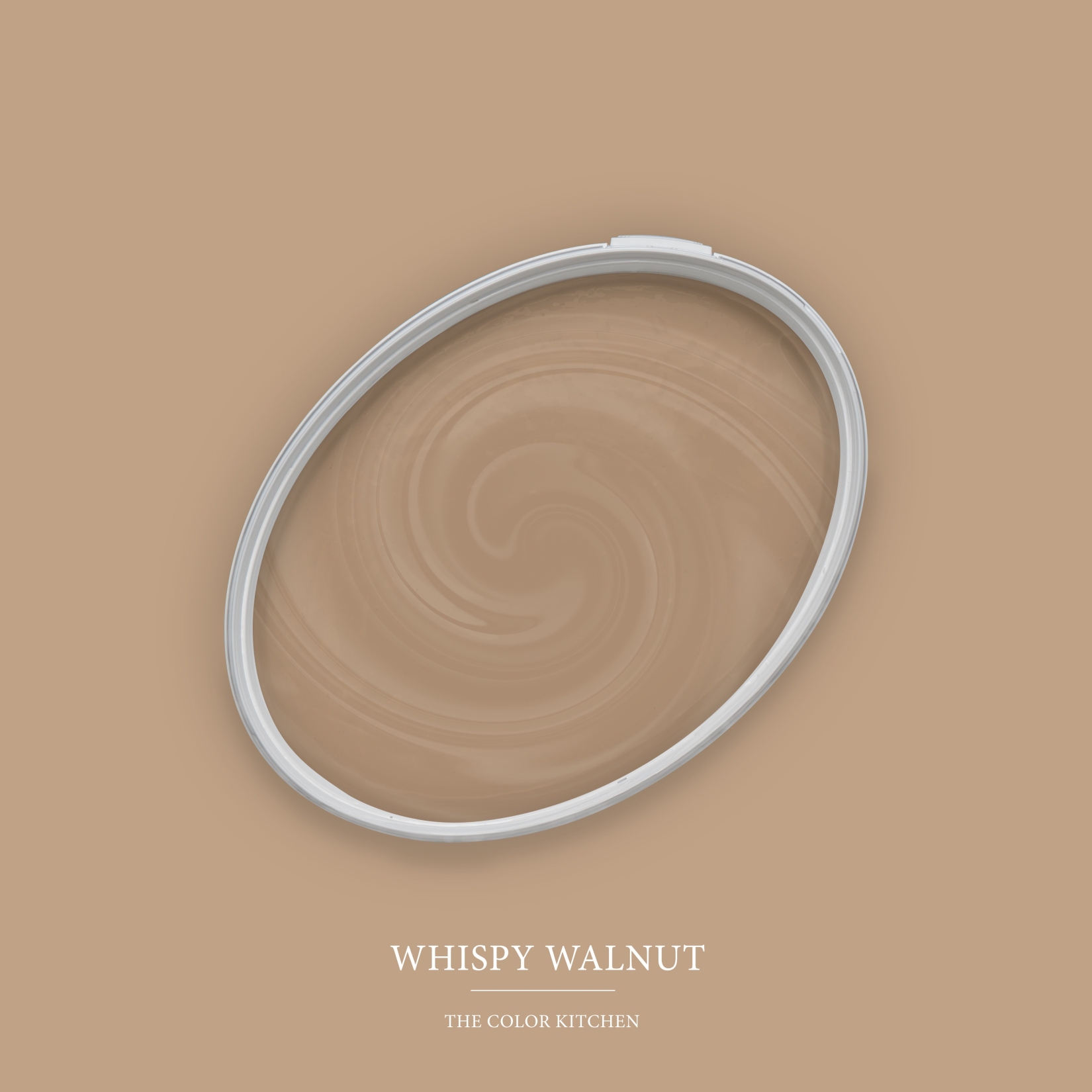 Pittura murale marrone opaco The Color Kitchen Whispy Walnut Pittura a emulsione per interni esclusiva, ad alta coprenza
