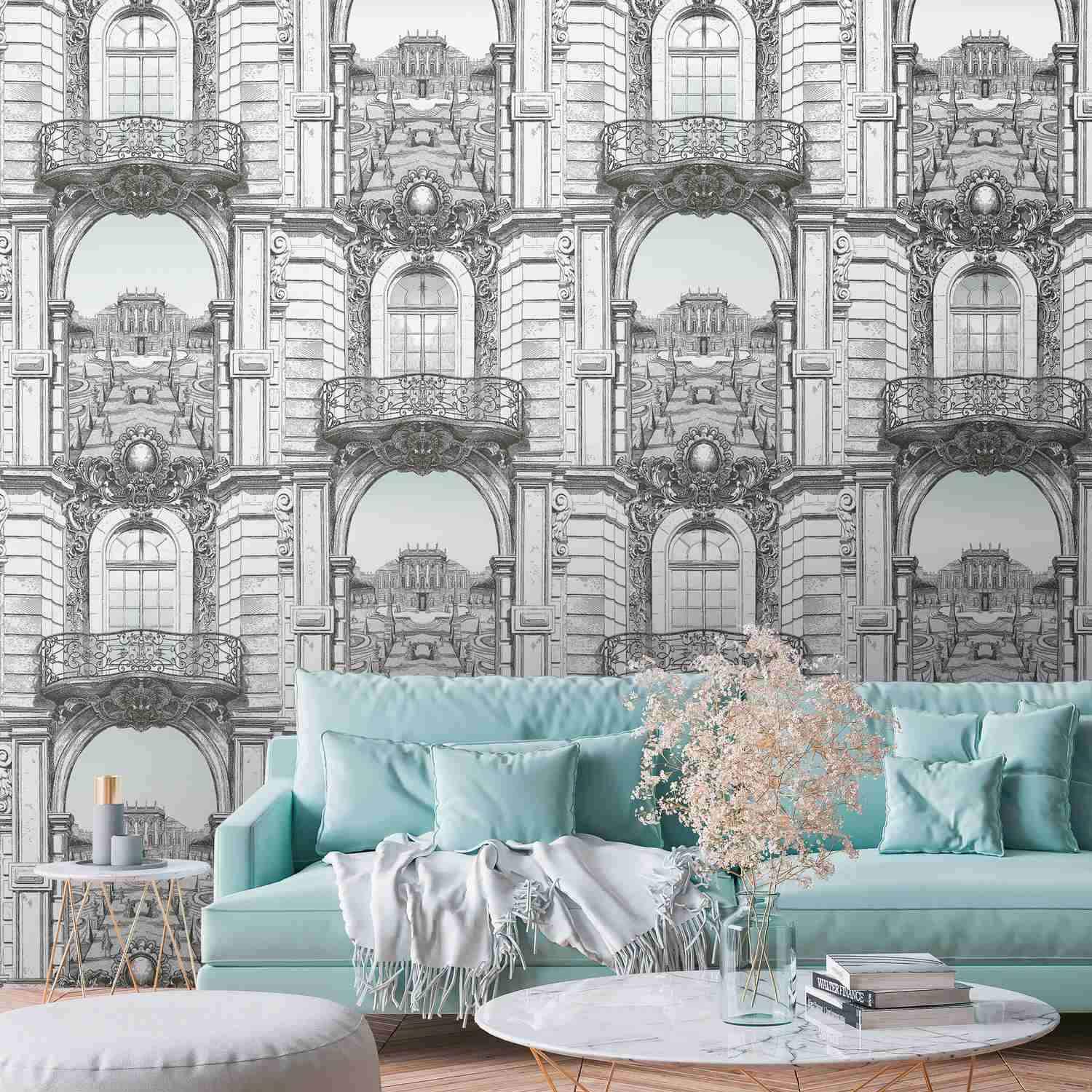 A.S. Creation Photo Wallpaper The Wall II 393111 Un motivo per rotolo Architettura Bianco