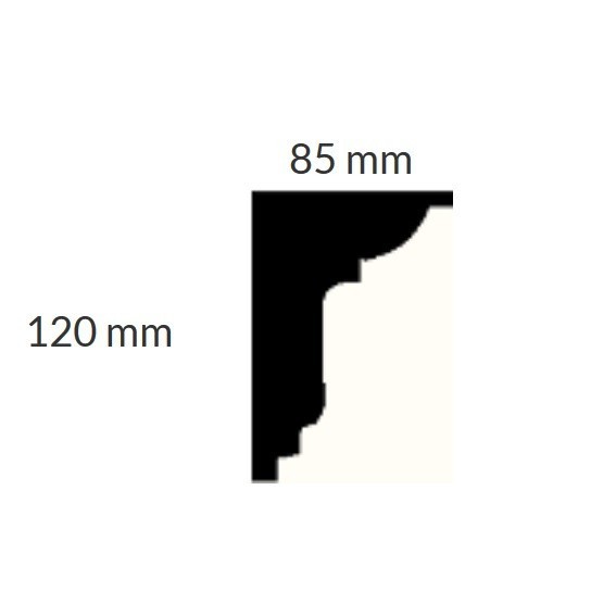 Stuckleiste "Heilbronn" - SKizze