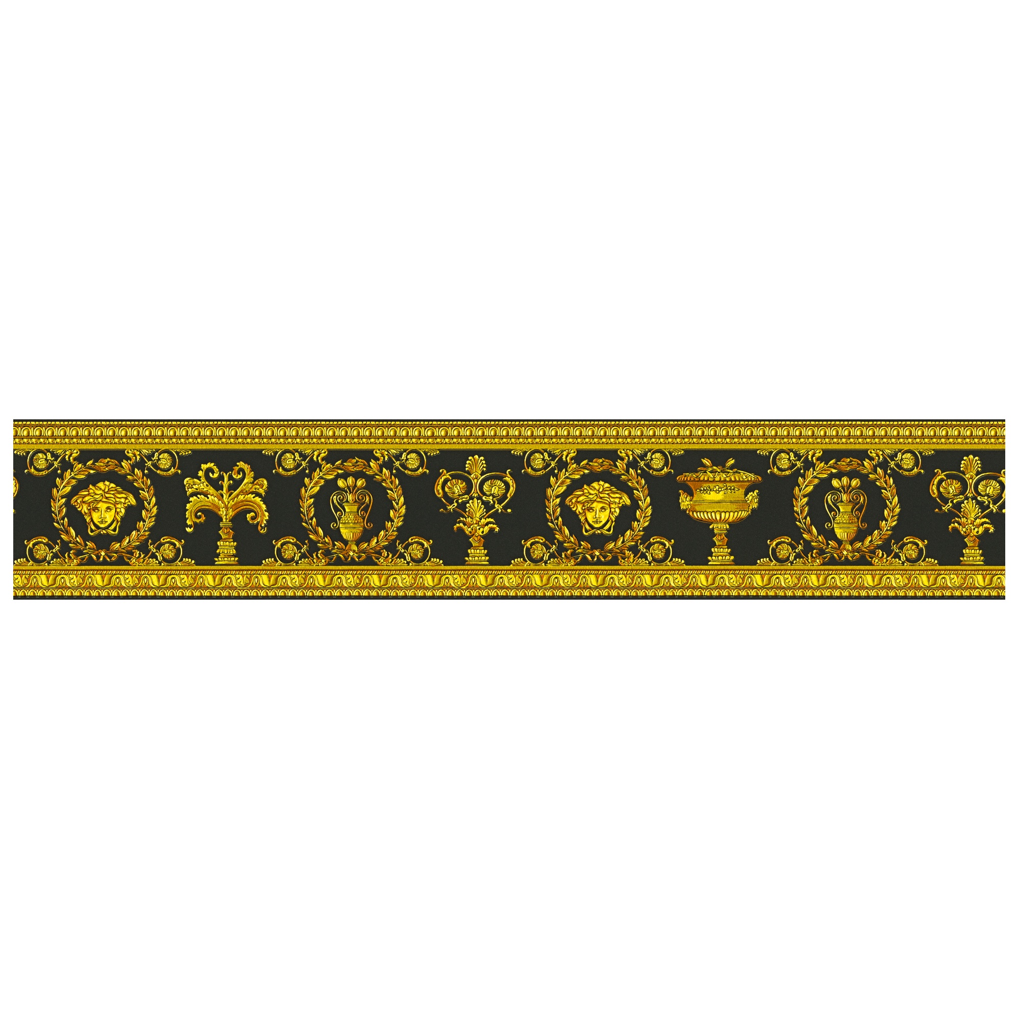 A.S. Creation Versace 3 343051 Bordo in tessuto non tessuto bordo 0,09 x 5 m Giallo