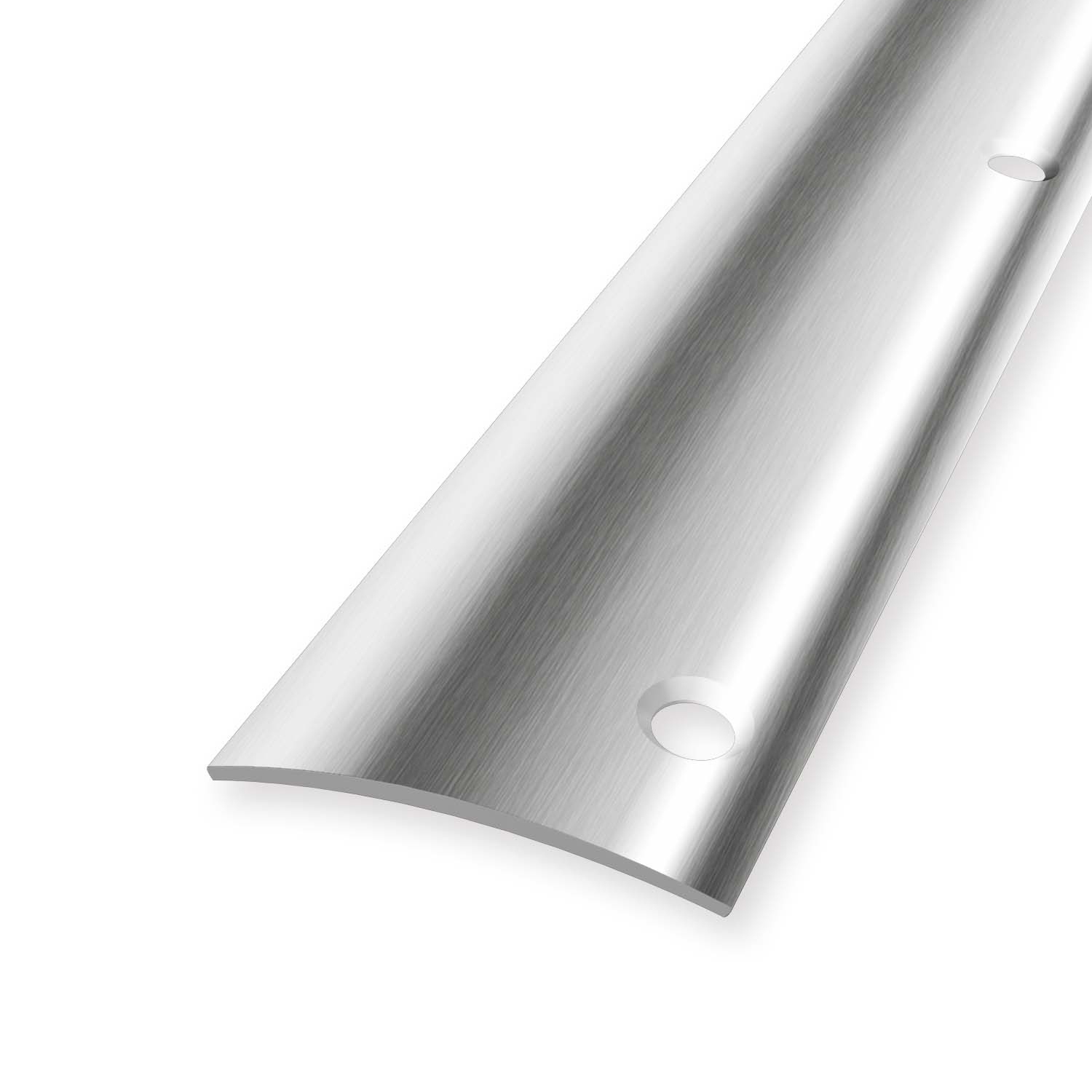 Profilo di transizione 5 x 40 mm in acciaio inox liscio, varie lunghezze Küberit