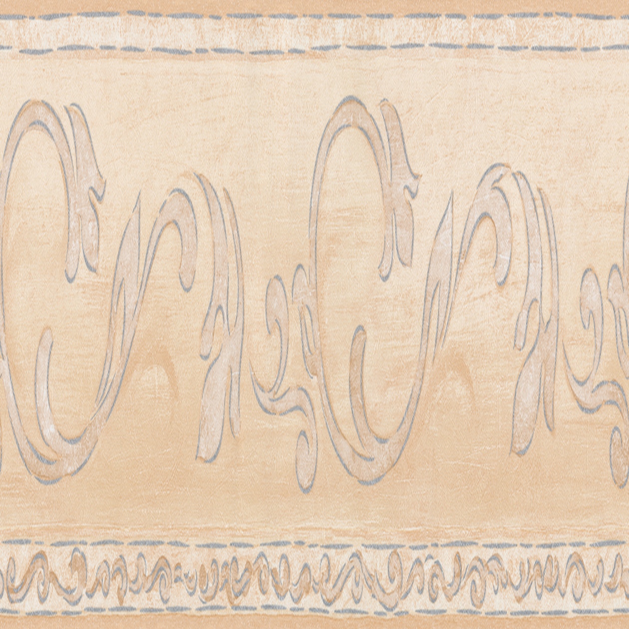 A.S. Creation Solo bordi 11 999030 Carta da parati in lamina Barocco 0,13 x 5 m Beige