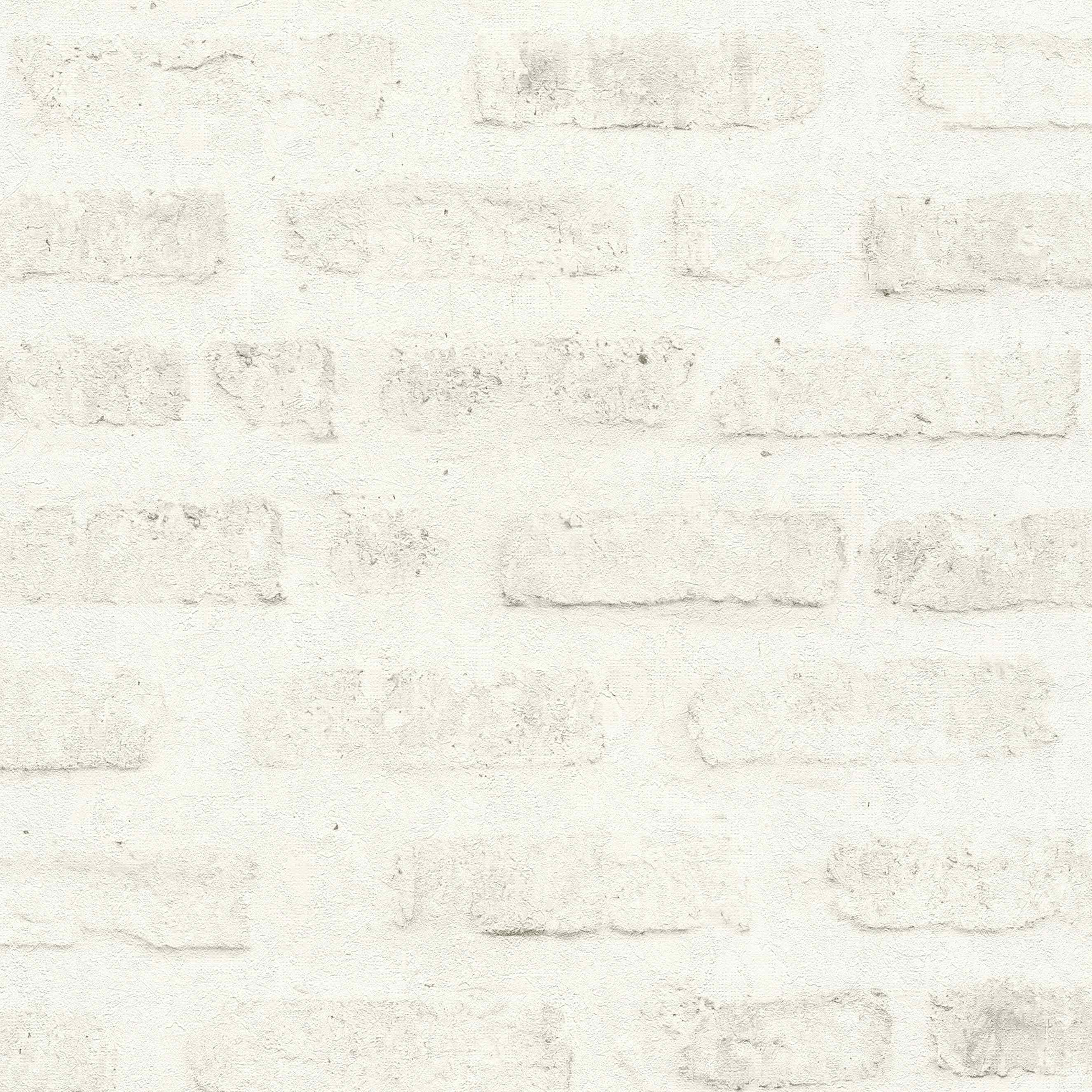 A.S. Creation Elements 374222 Carta da parati in tessuto non tessuto Effetto pietra 0,53 x 10,05 m Grigio